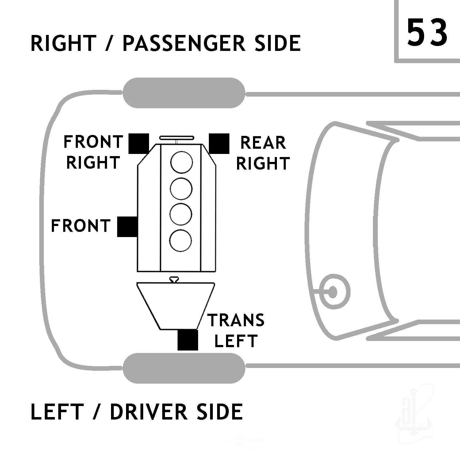 ANCHOR - Engine Mount - ANH - 3075