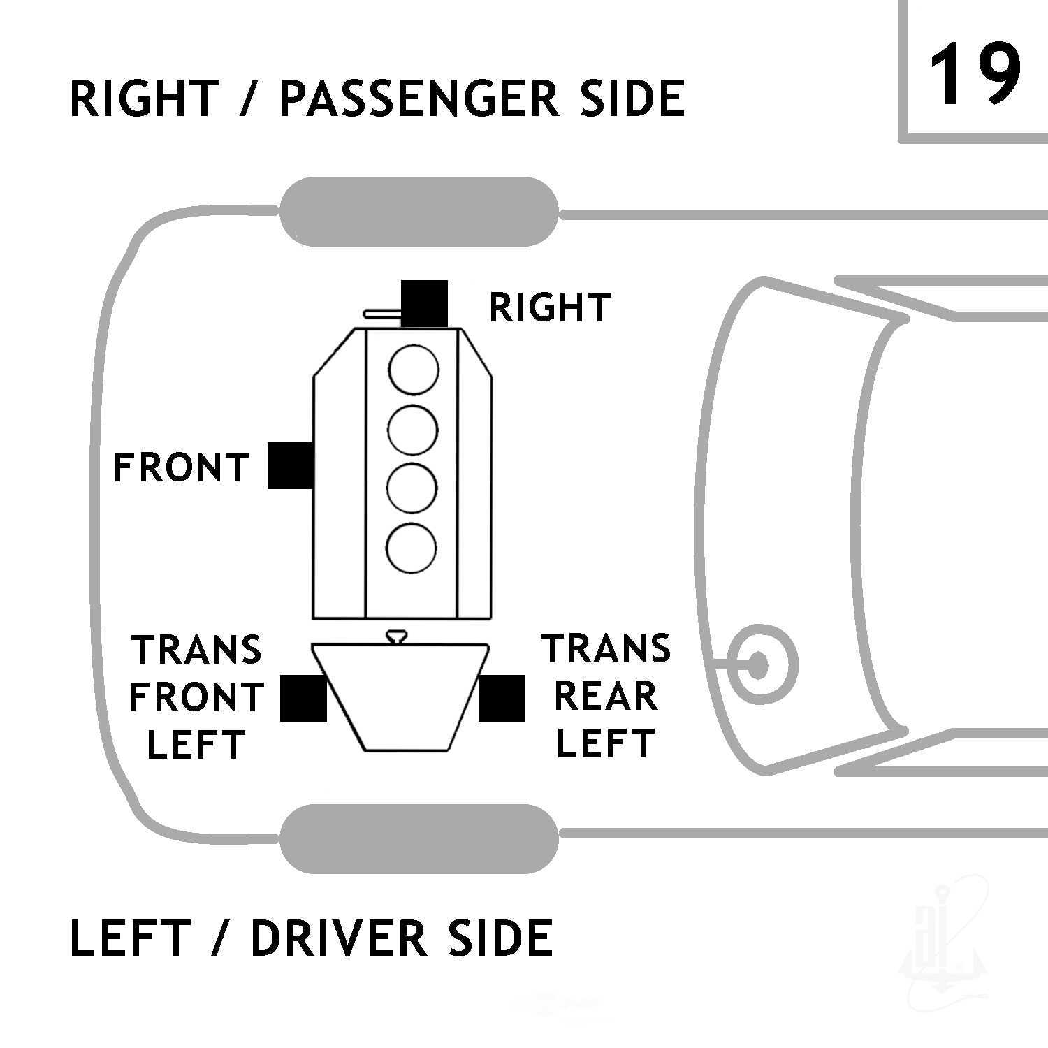ANCHOR - Automatic Transmission Mount - ANH - 2778