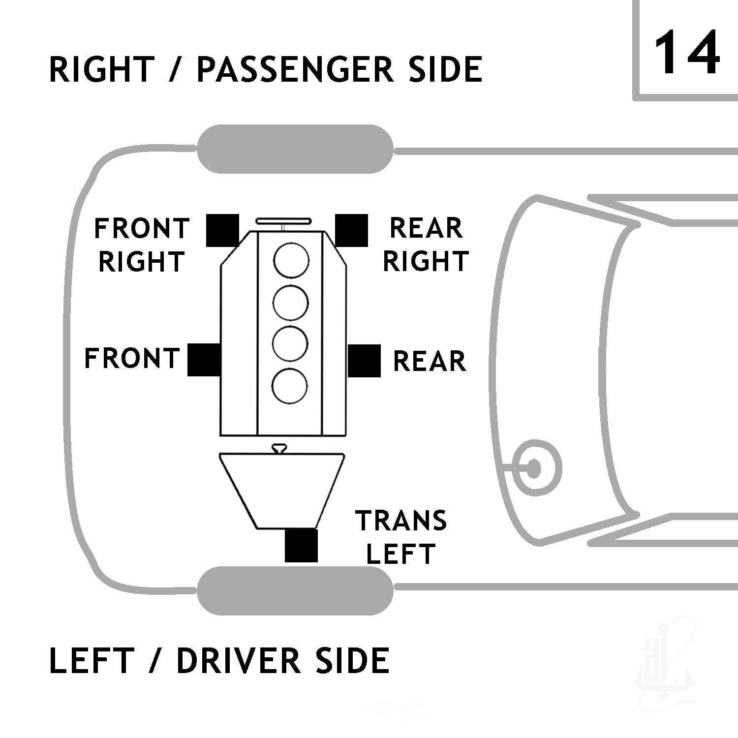ANCHOR - Automatic Transmission Mount - ANH - 2951