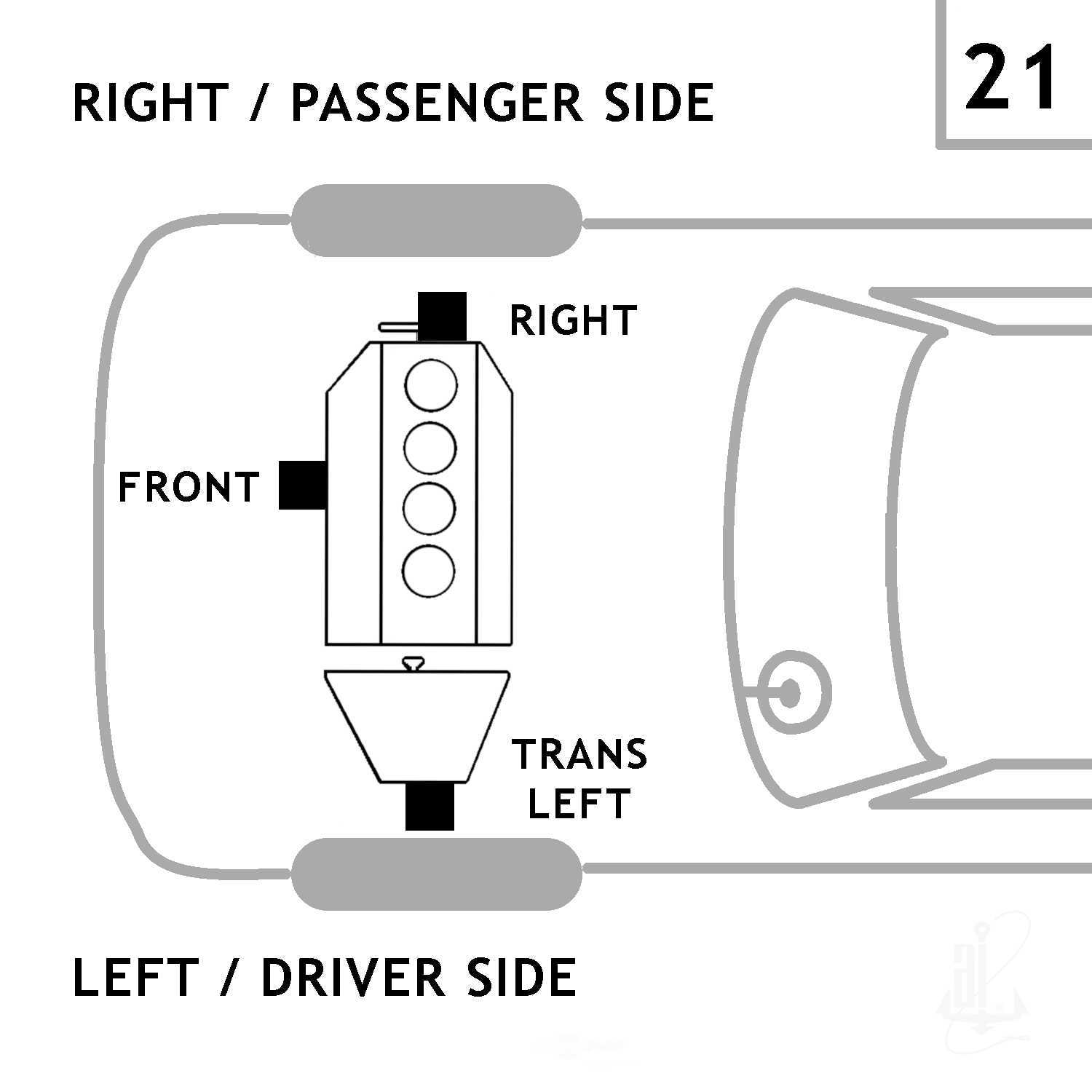 ANCHOR - Automatic Transmission Mount - ANH - 3439