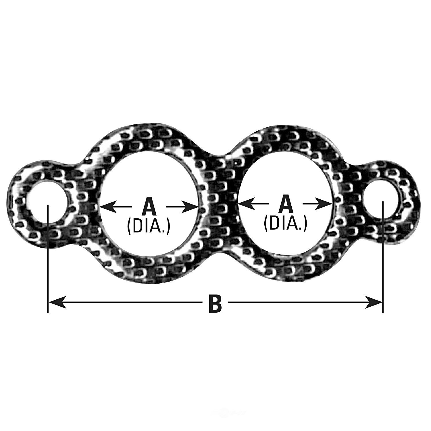 AP EXHAUST W/FEDERAL CONVERTER - Exhaust Pipe Flange Gasket - APF 9224