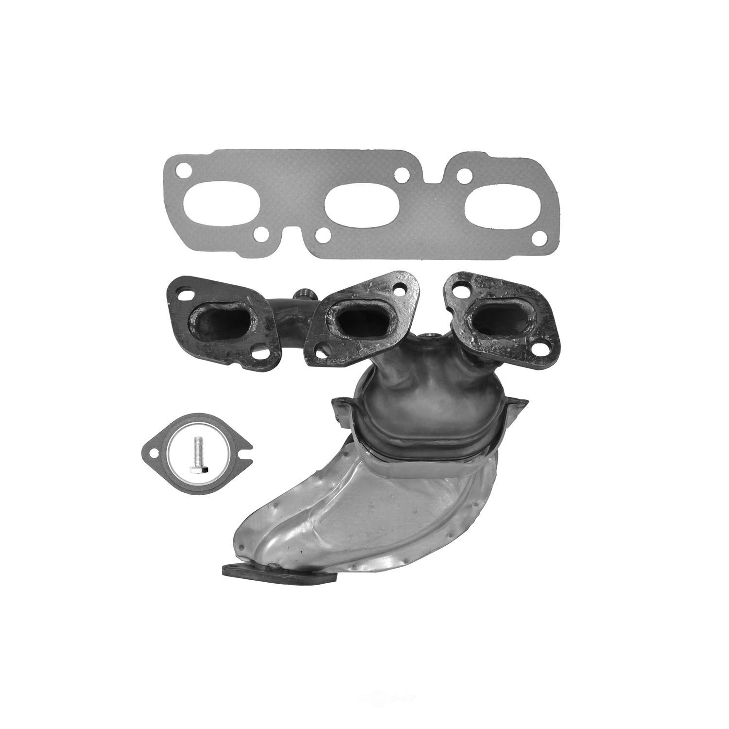 AP EXHAUST W/FEDERAL CONVERTER - Direct Fit Converter w/ Manifold (Rear) - APF 641153