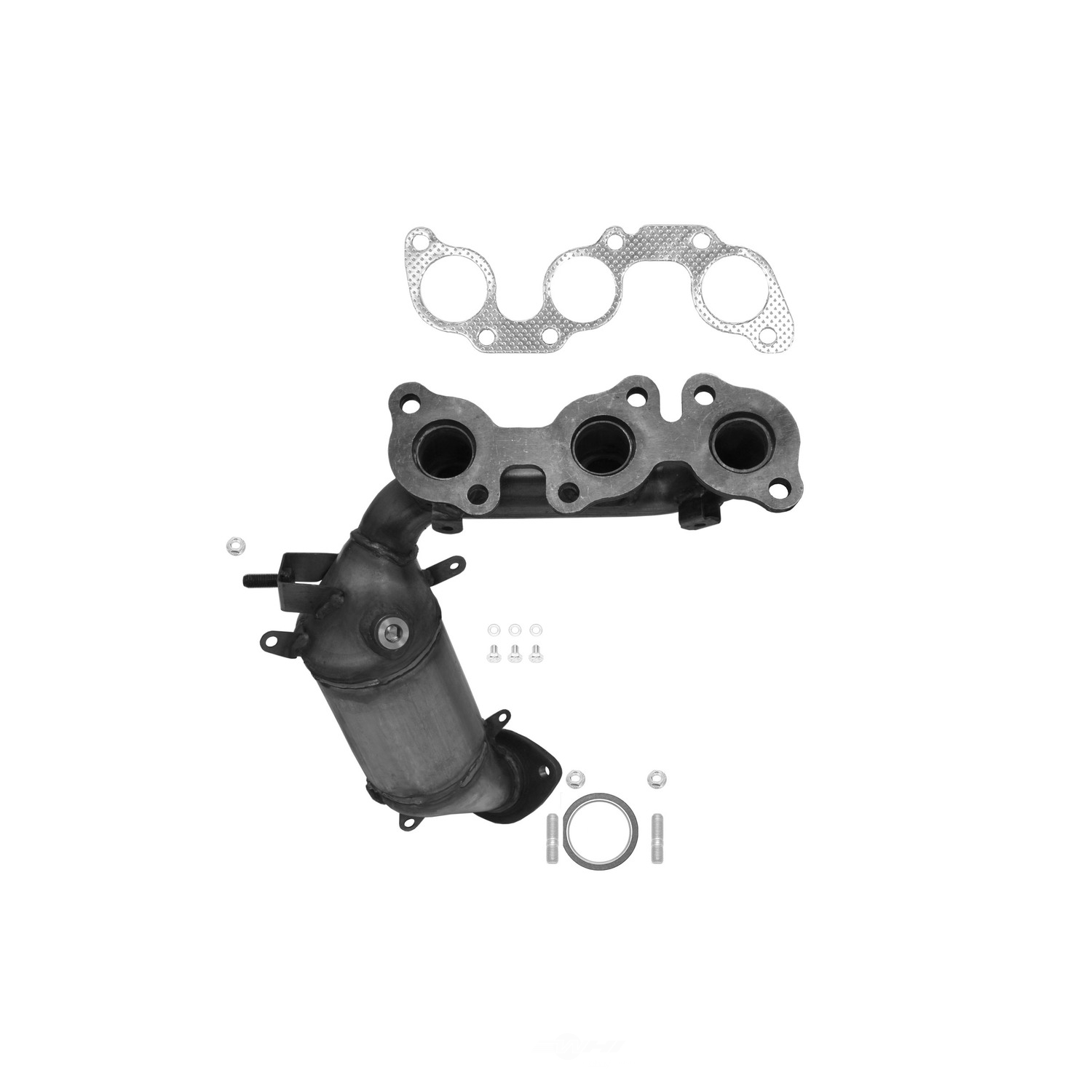 AP EXHAUST FEDERAL CONVERTER - Direct Fit Converter w/ Manifold (Front Right) - APG 641240