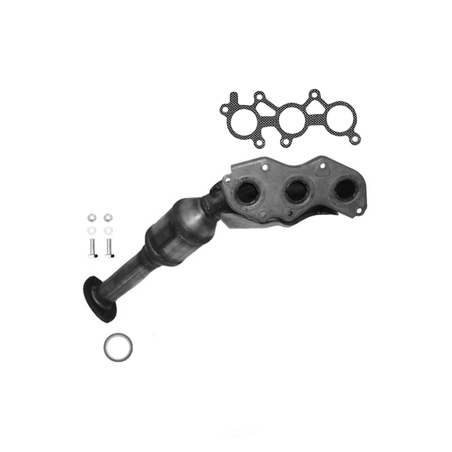 AP EXHAUST FEDERAL CONVERTER - Direct Fit Converter w/ Manifold (Front Left) - APG 641403