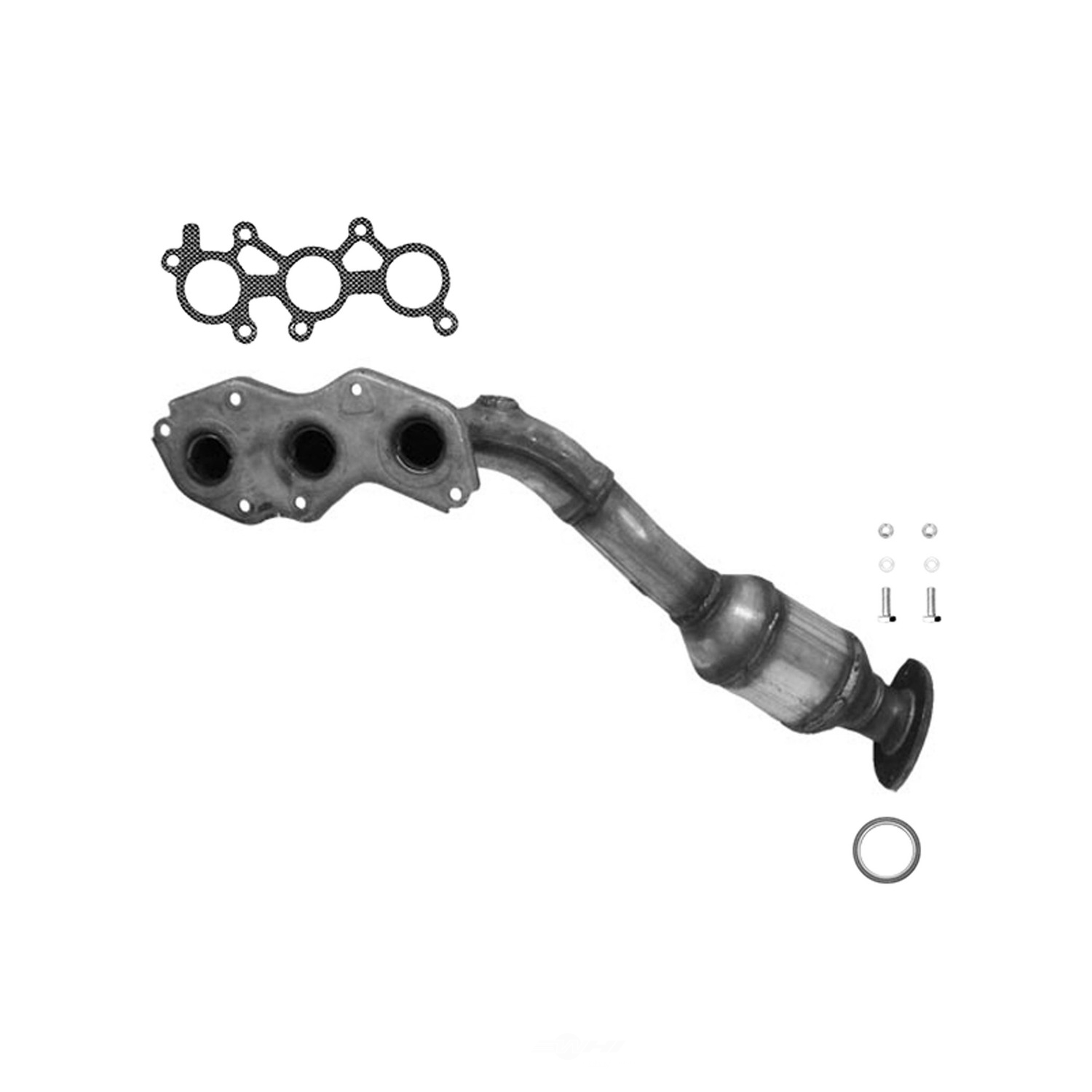 AP EXHAUST FEDERAL CONVERTER - Direct Fit Converter w/ Manifold (Front Right) - APG 641404