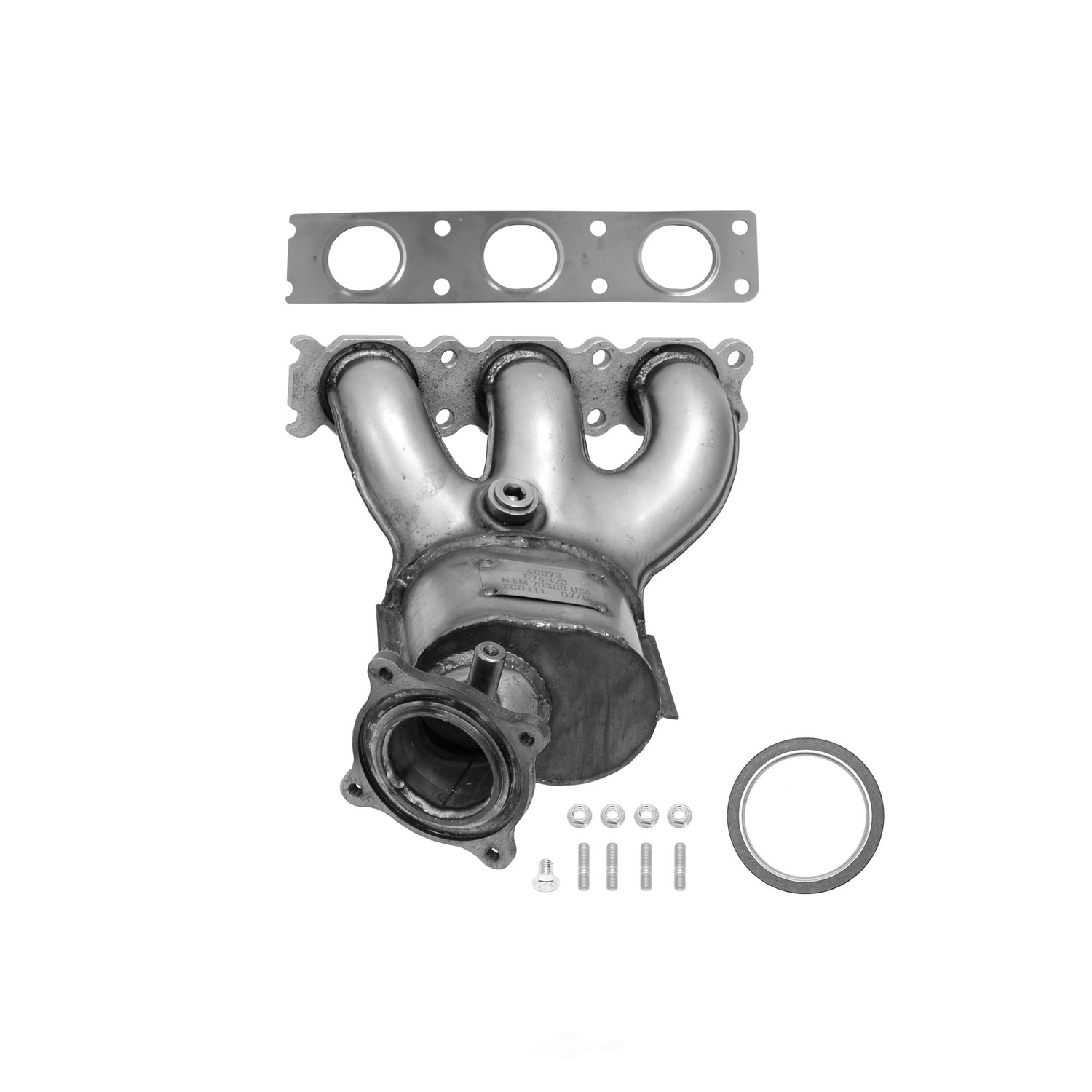 AP EXHAUST FEDERAL CONVERTER - Direct Fit Converter w/ Manifold - APG 641422