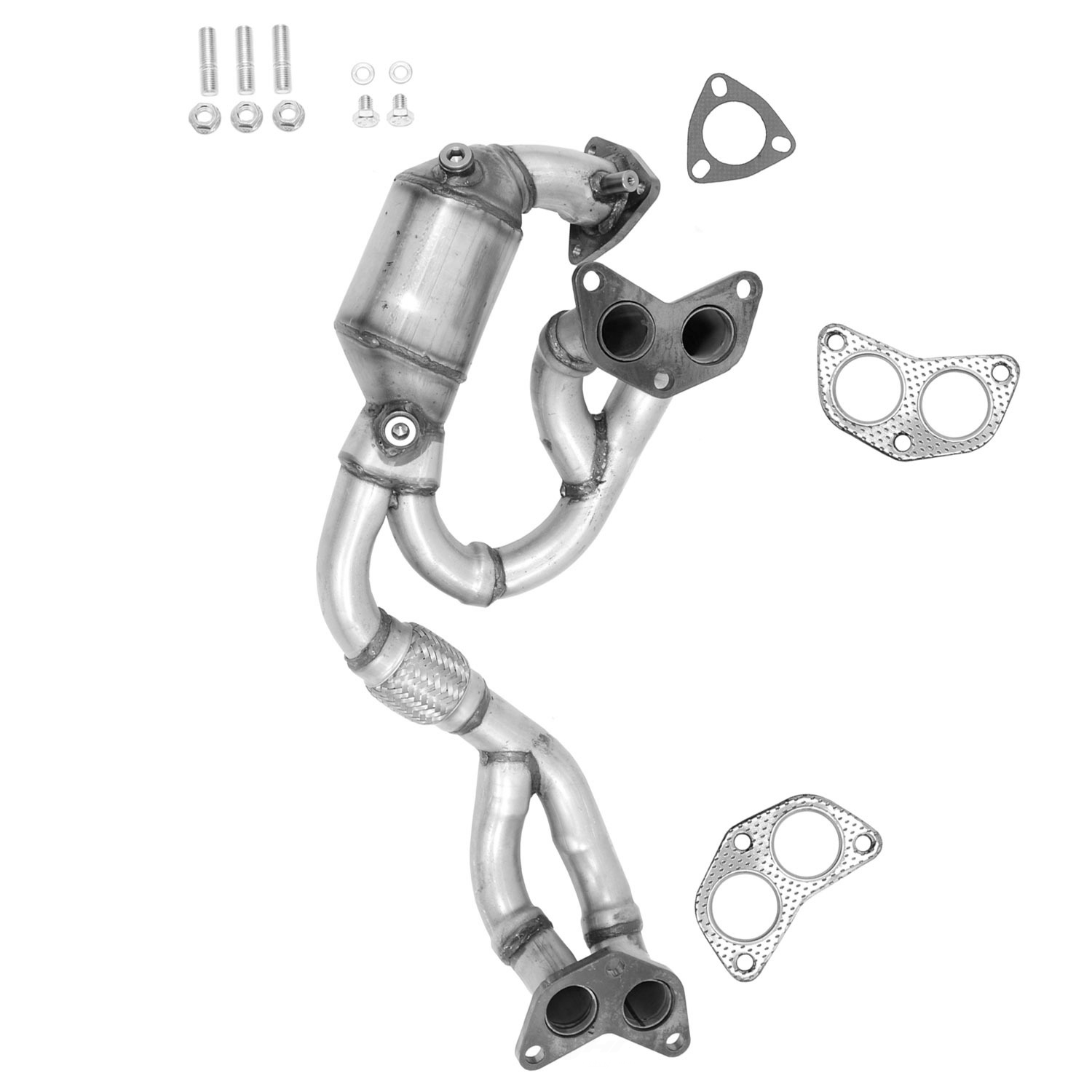 AP EXHAUST FEDERAL CONVERTER - Direct Fit Converter (Front) - APG 644079