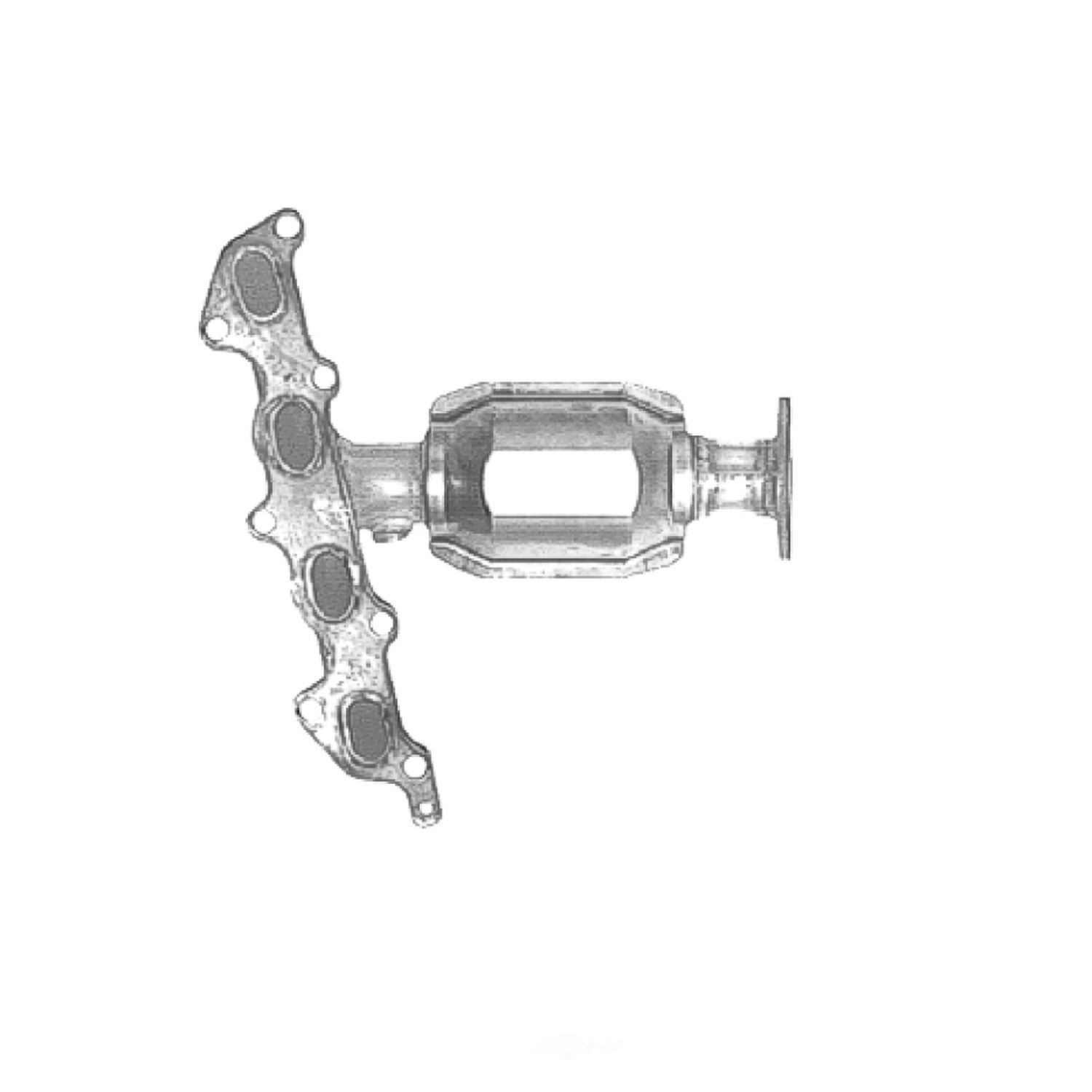AP EXHAUST FEDERAL CONVERTER - Catalytic Converter with Integrated Exhaust Manifold - APG 641194