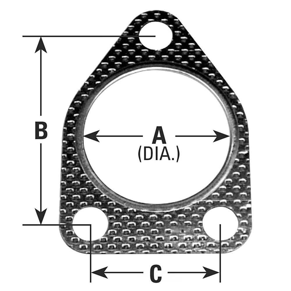 AP EXHAUST W/O FEDERAL CONVERTER - Exhaust Muffler Gasket - APK 9269