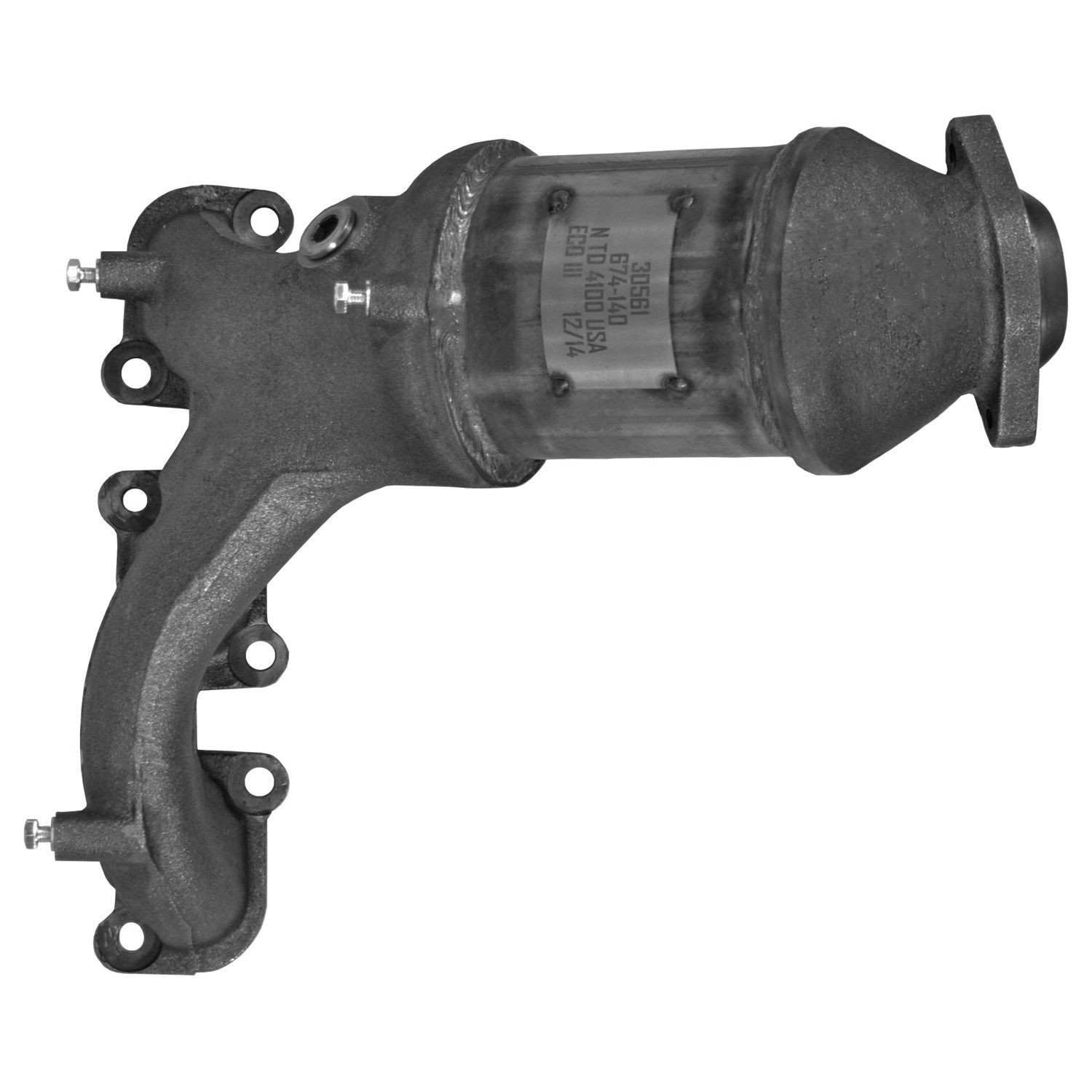 AP EXHAUST W/O FEDERAL CONVERTER - Catalytic Converter with Integrated Exhaust Manifold - APK 641391