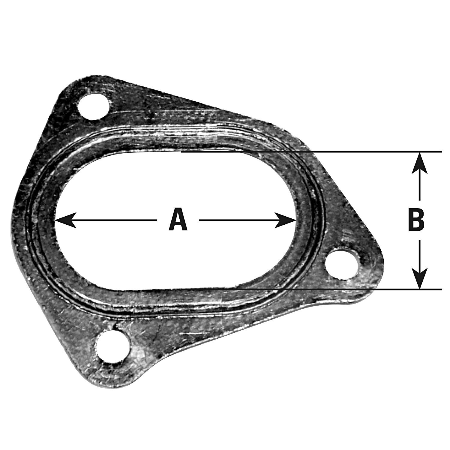 AP EXHAUST W/O FEDERAL CONVERTER - Exhaust Pipe Flange Gasket - APK 9263