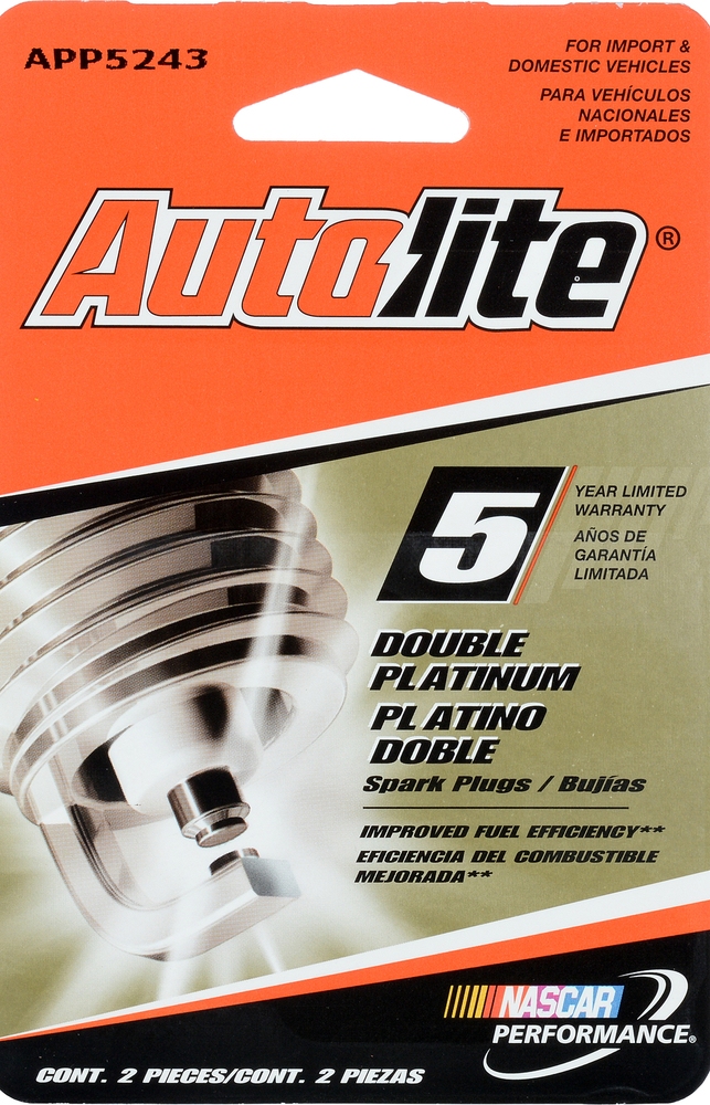 AUTOLITE - Double Platinum - Display Pack - Qty 2 - ATL - app5243dp2
