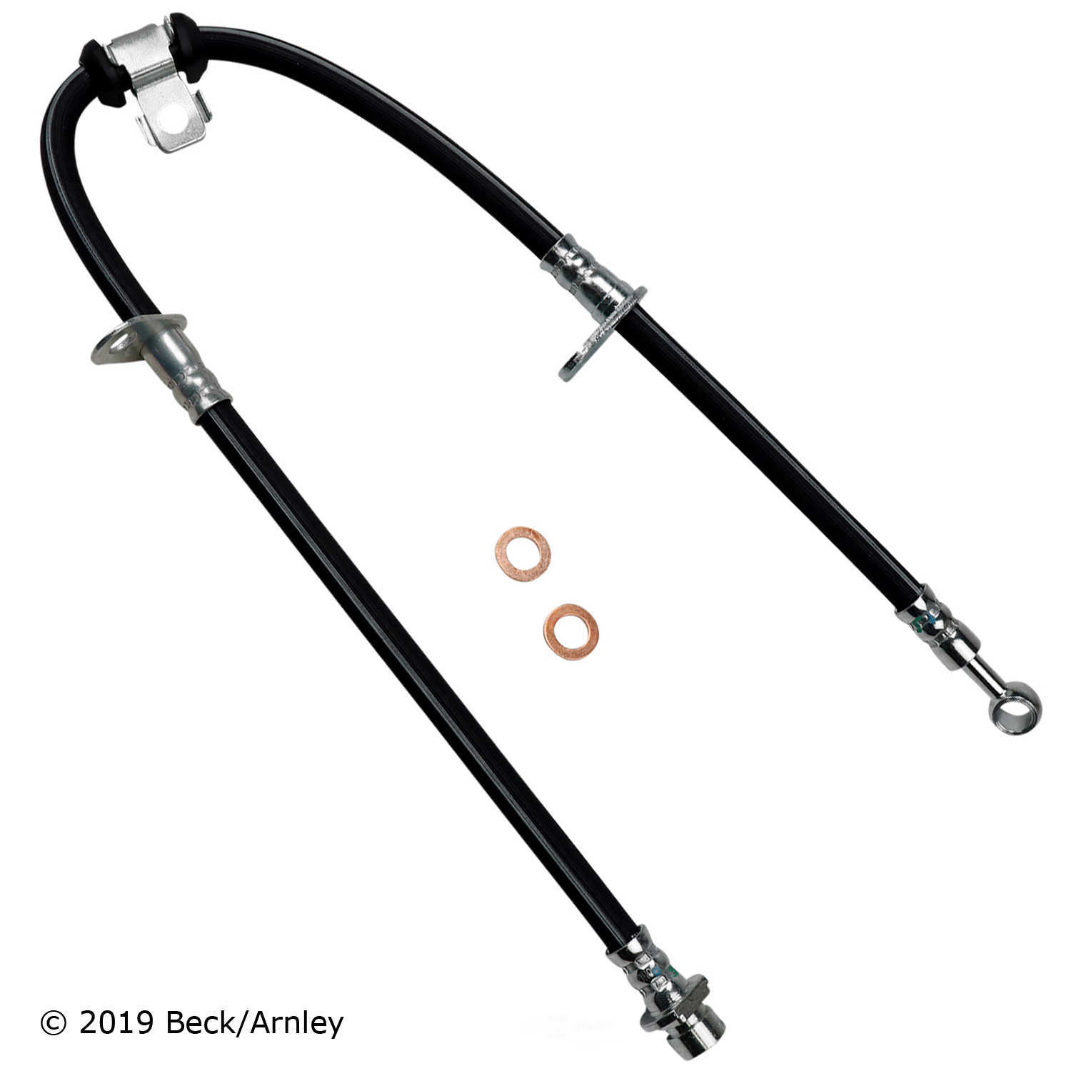 BECK/ARNLEY - Brake Hydraulic Hose (Front Left) - BAR 073-1394