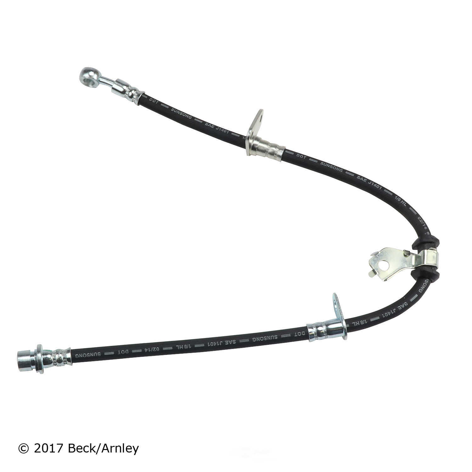 BECK/ARNLEY - Brake Hydraulic Hose (Front Right) - BAR 073-1457