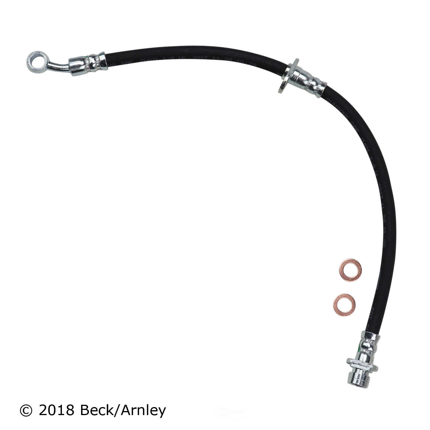 BECK/ARNLEY - Brake Hydraulic Hose (Front Right) - BAR 073-2020