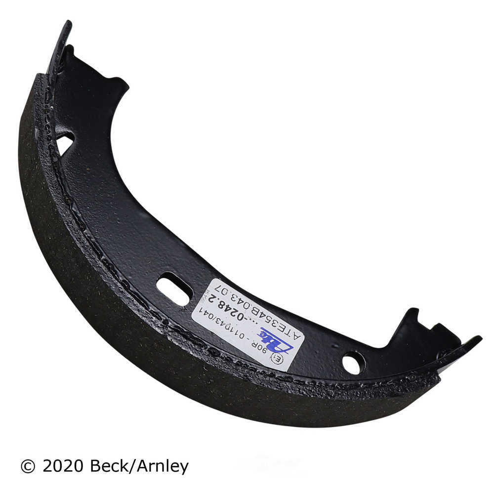 BECK/ARNLEY - Parking Brake Shoe - BAR 081-3178
