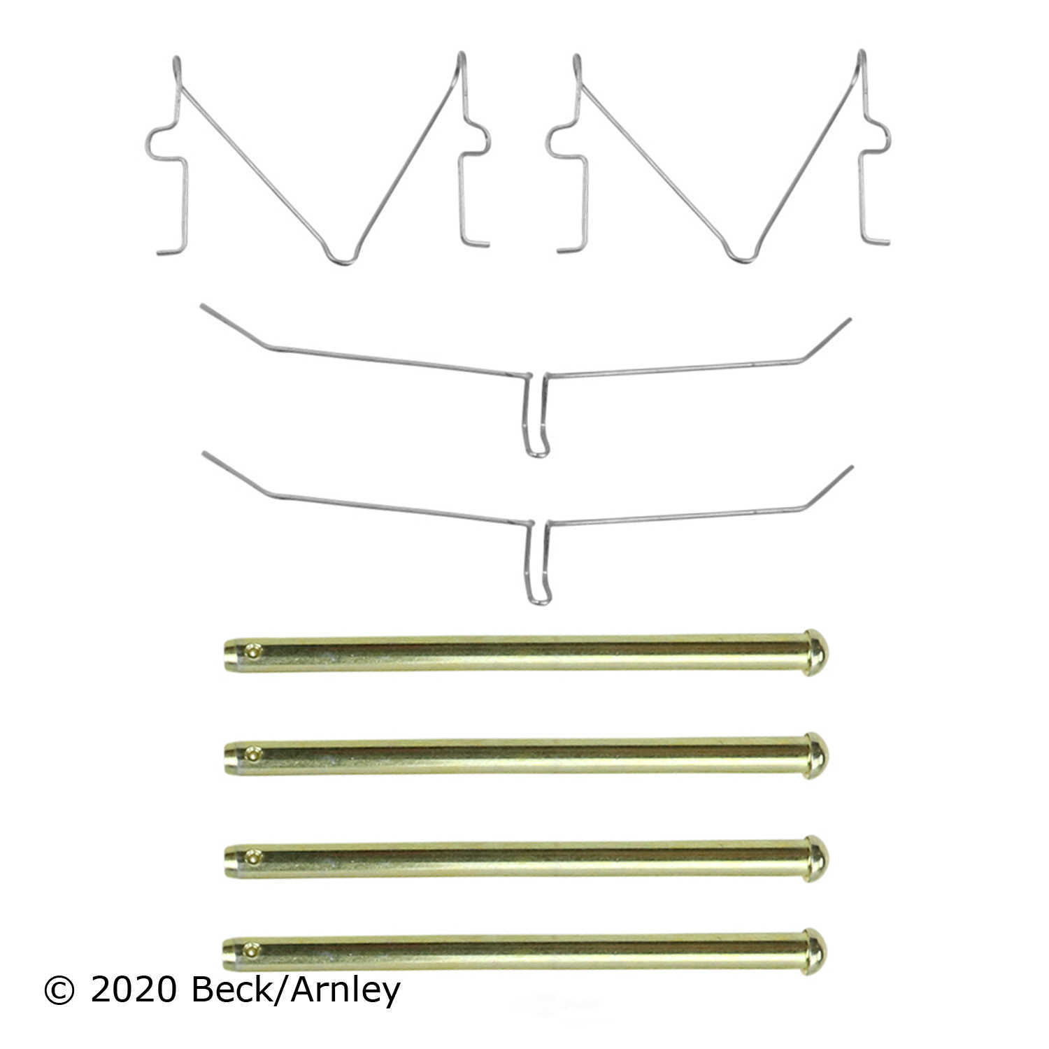 BECK/ARNLEY - Disc Brake Hardware Kit - BAR 084-1347