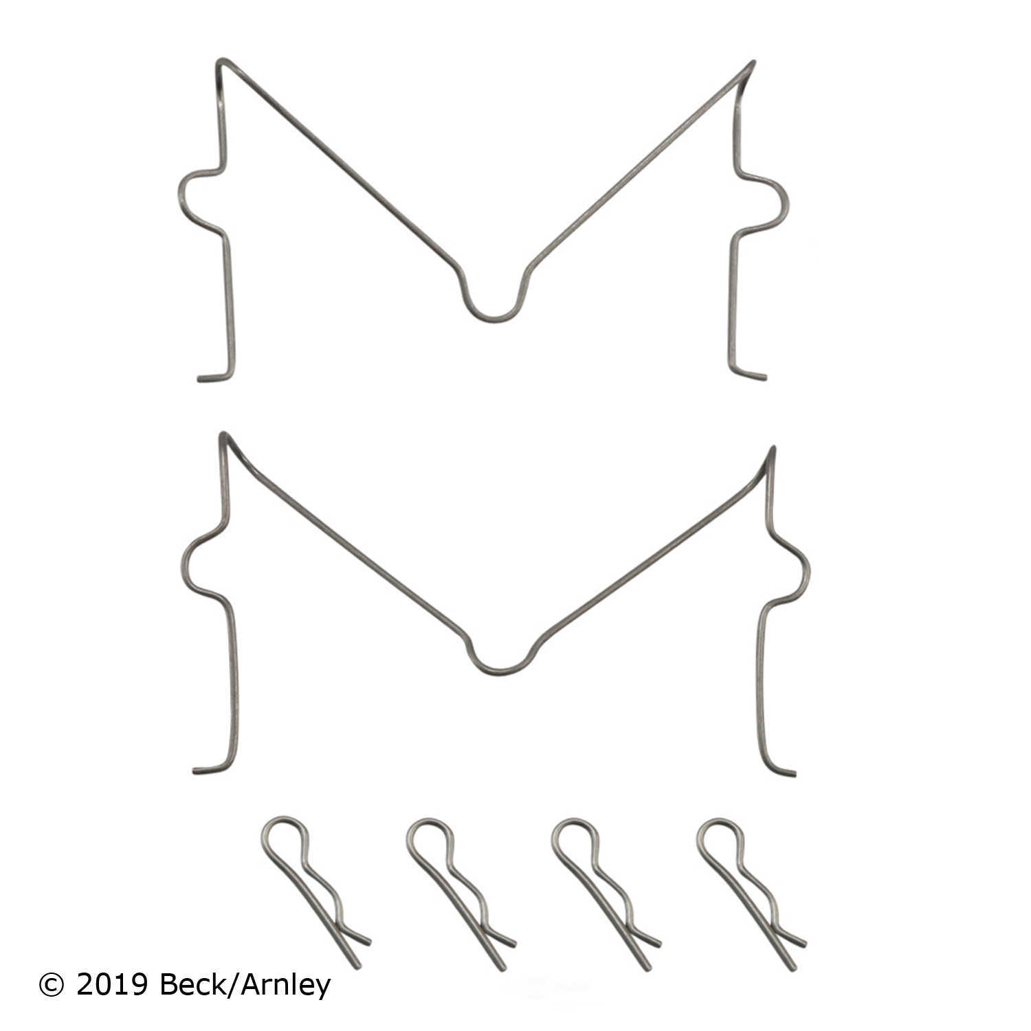 BECK/ARNLEY - Disc Brake Hardware Kit (Front) - BAR 084-1551