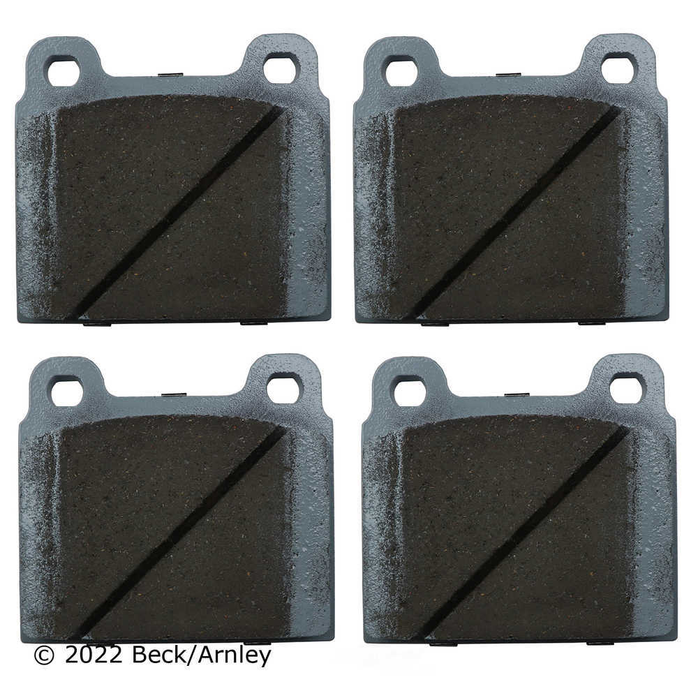 BECK/ARNLEY - Disc Brake Pad (Front) - BAR 085-0258
