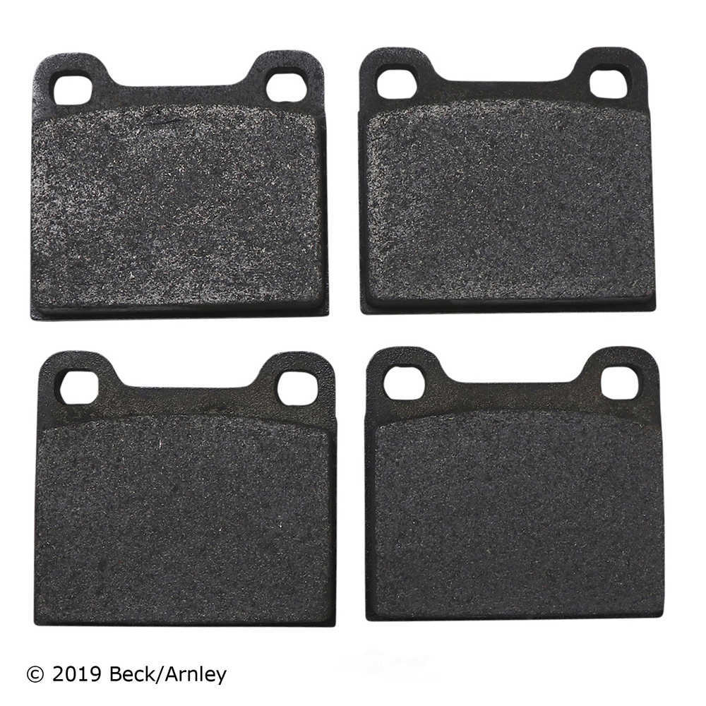 BECK/ARNLEY - Disc Brake Pad (Rear) - BAR 089-0407