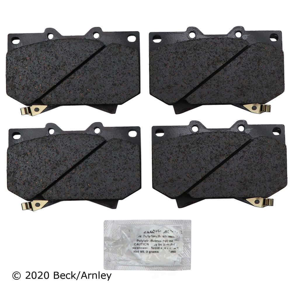 BECK/ARNLEY - Disc Brake Pad (Front) - BAR 089-1618