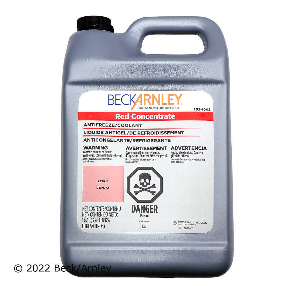 BECK/ARNLEY - Engine Coolant / Antifreeze - BAR 252-1002
