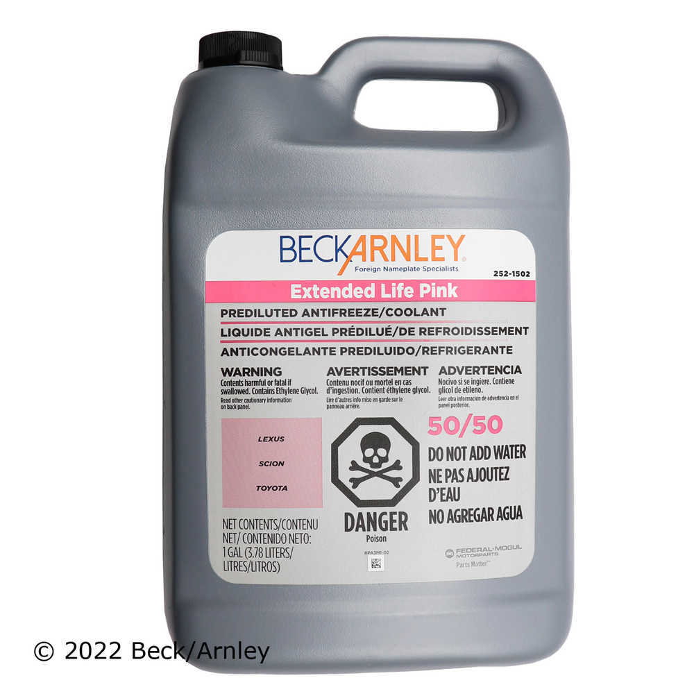 BECK/ARNLEY - Engine Coolant / Antifreeze - BAR 252-1502