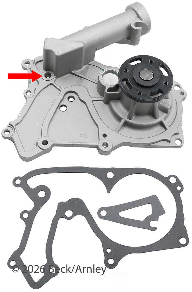 BECK/ARNLEY 131-2548 — Pompe à eau du moteur