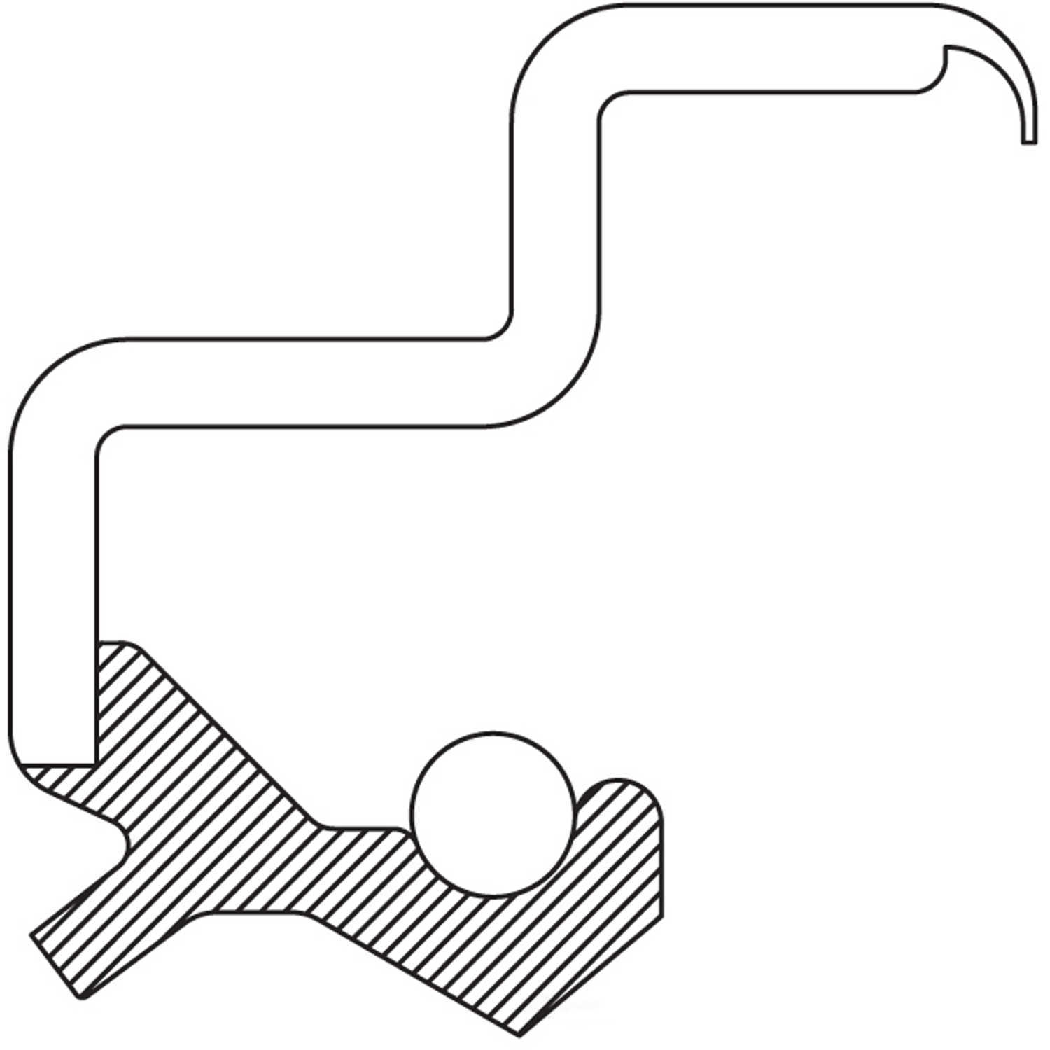 NATIONAL SEAL/BEARING - Differential Pinion Seal - BCA - 722250