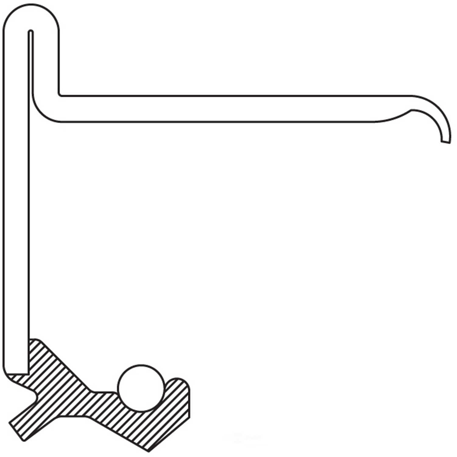 NATIONAL SEAL/BEARING - Differential Pinion Seal - BCA - 6818
