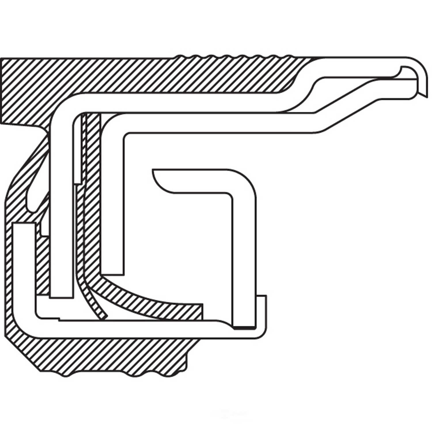 NATIONAL SEAL/BEARING - Wheel Seal - BCA - 380001a