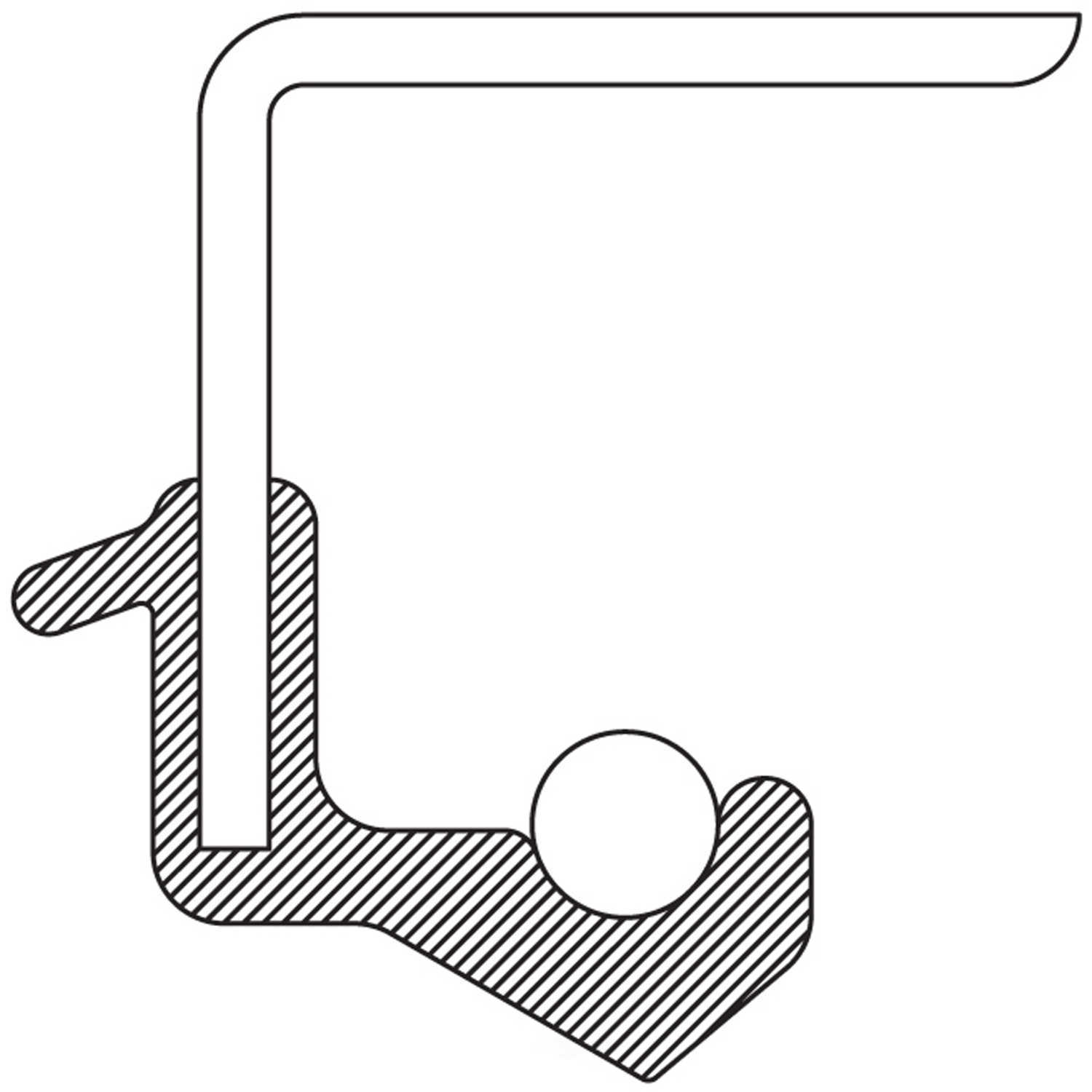 NATIONAL SEAL/BEARING - Manual Trans Output Shaft Seal - BCA - 710419