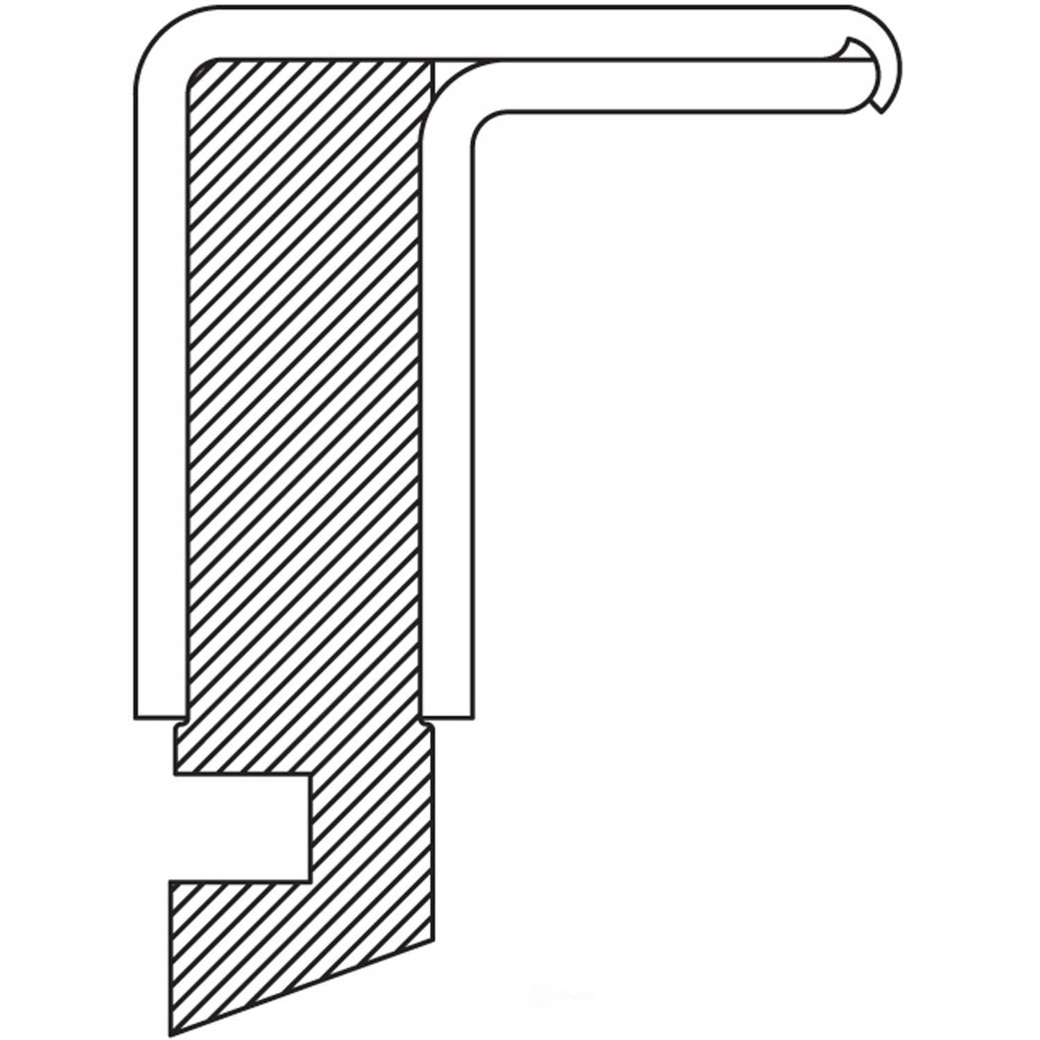 NATIONAL SEAL/BEARING - Steering Knuckle Seal - BCA - 204005