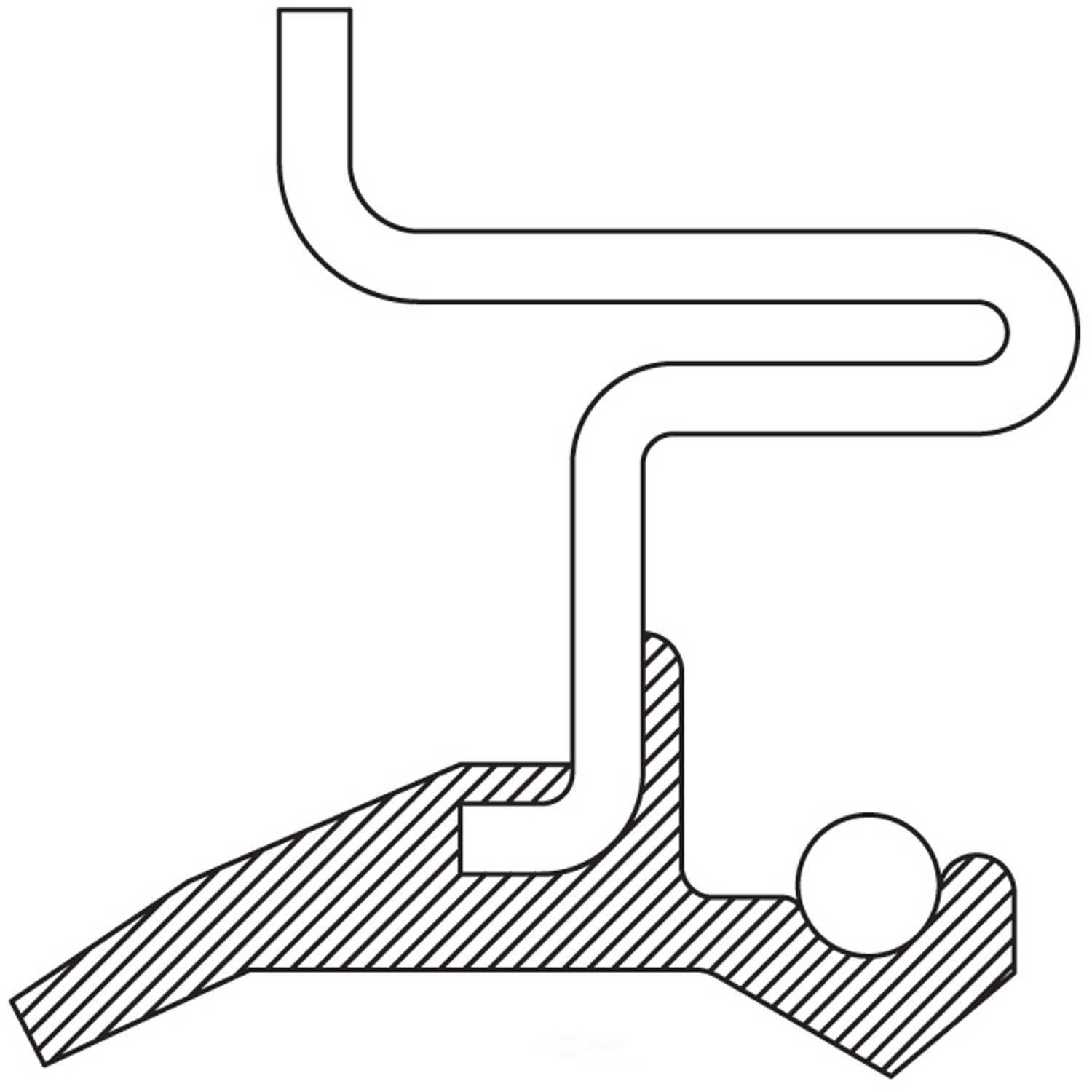 NATIONAL SEAL/BEARING - Differential Pinion Seal - BCA - 8622