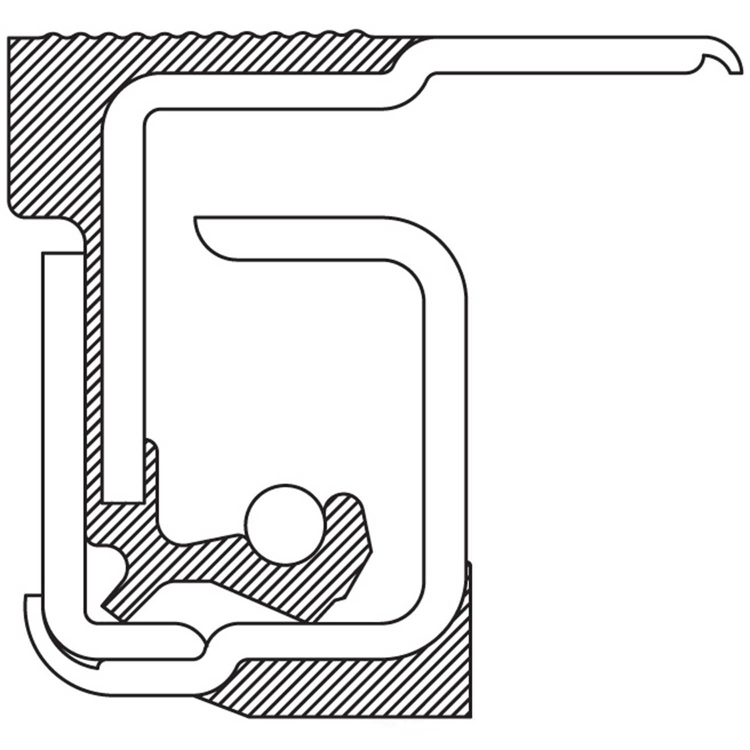 NATIONAL SEAL/BEARING - Wheel Seal - BCA - 370150a