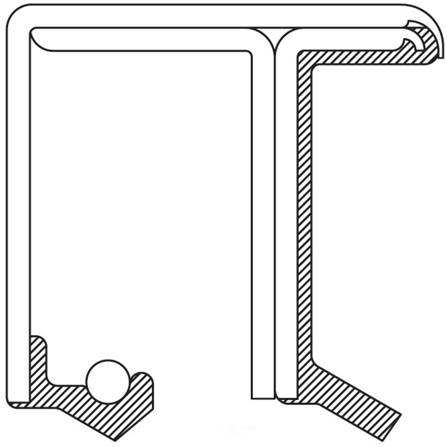 NATIONAL SEAL/BEARING - Differential Pinion Seal - BCA - 6930