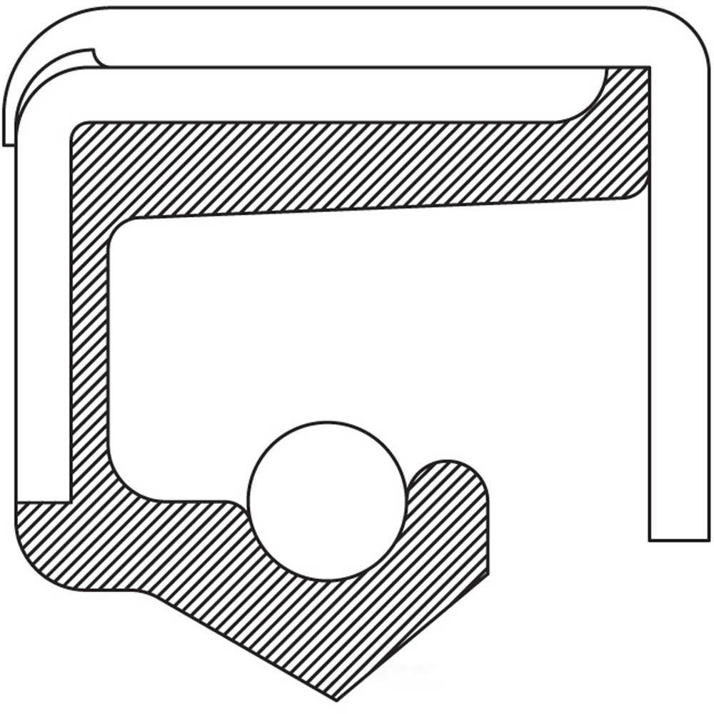 NATIONAL SEAL/BEARING - Steering Gear Pitman Shaft Seal - BCA - 50151s