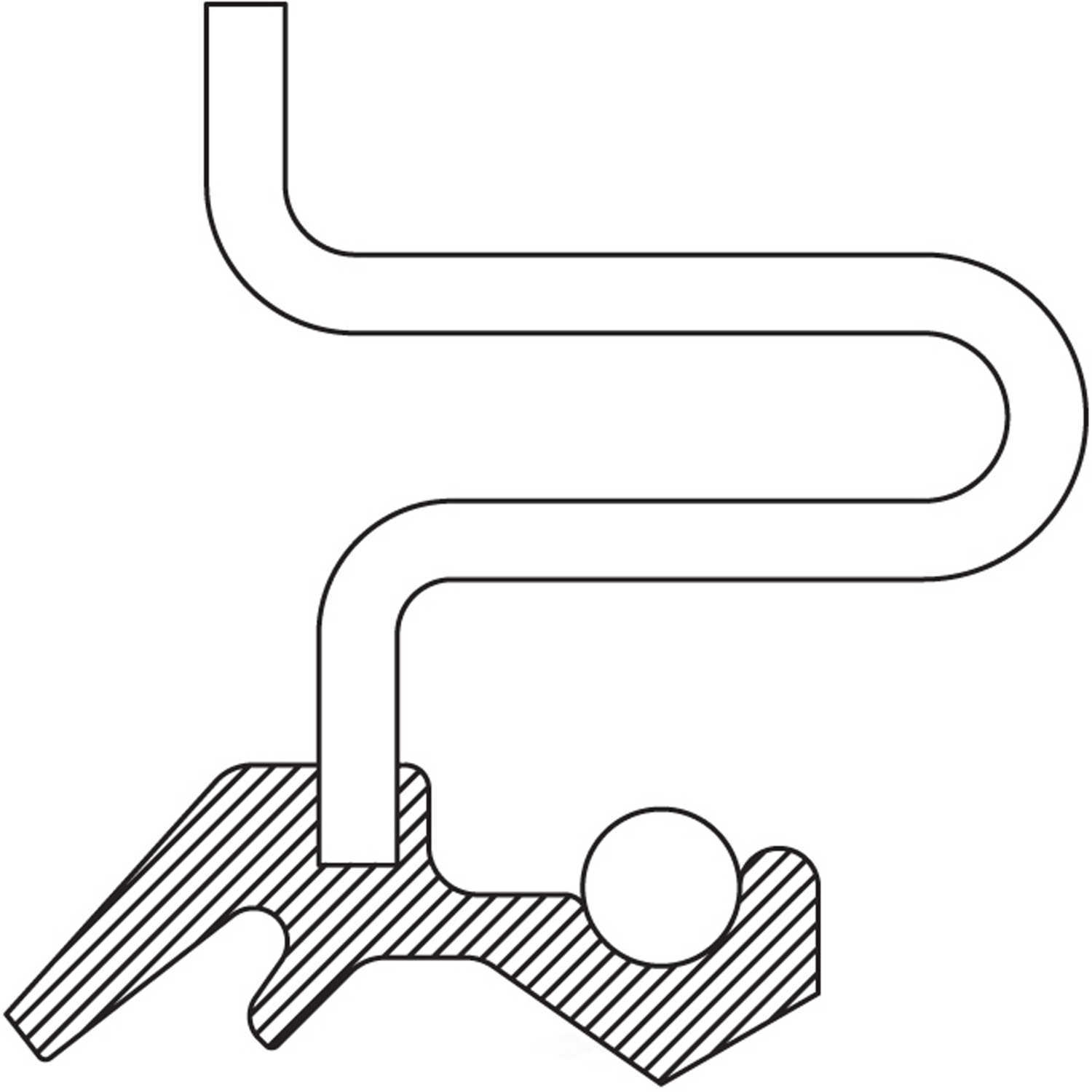 NATIONAL SEAL/BEARING - Differential Pinion Seal - BCA - 710536