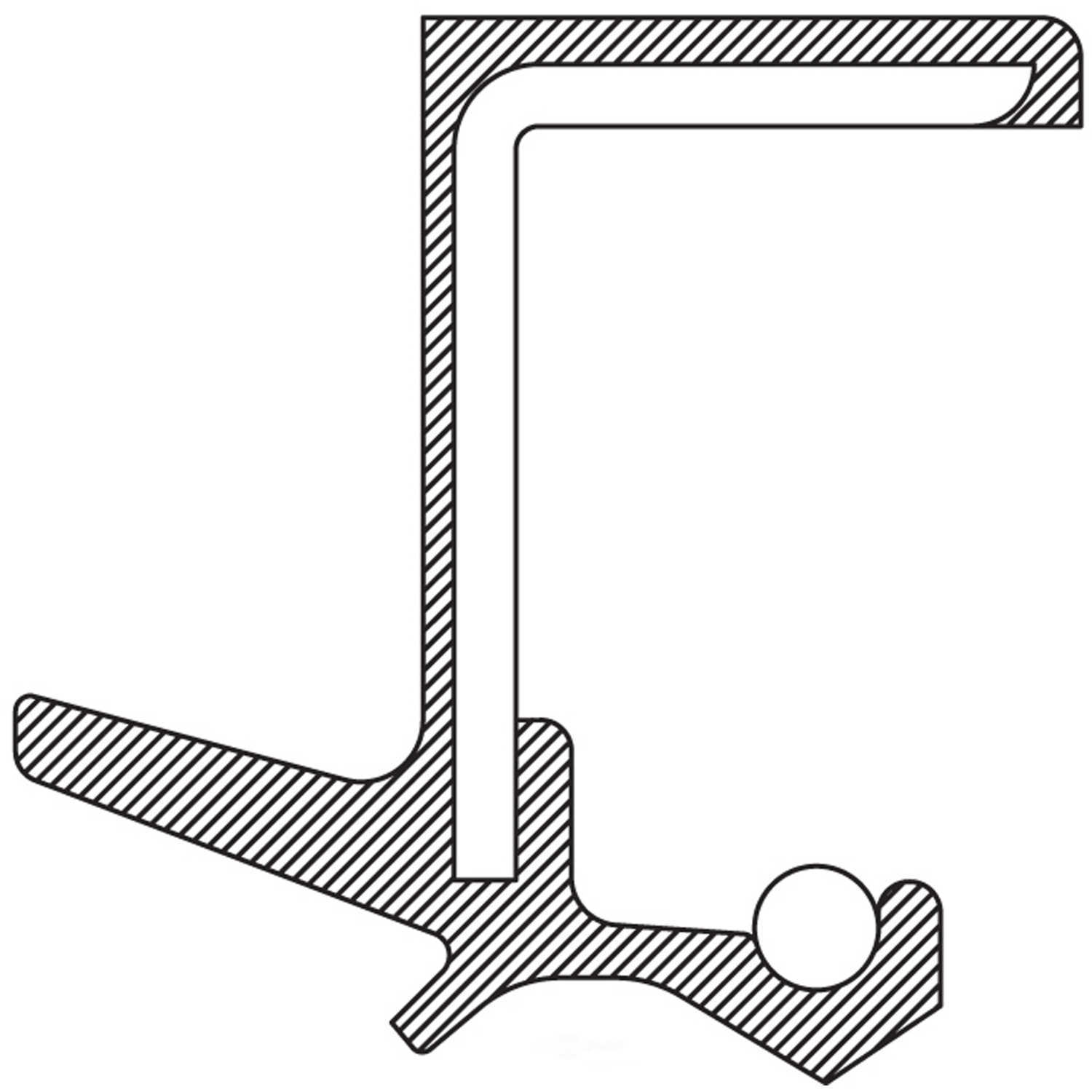 NATIONAL SEAL/BEARING - Differential Pinion Seal - BCA - 711093