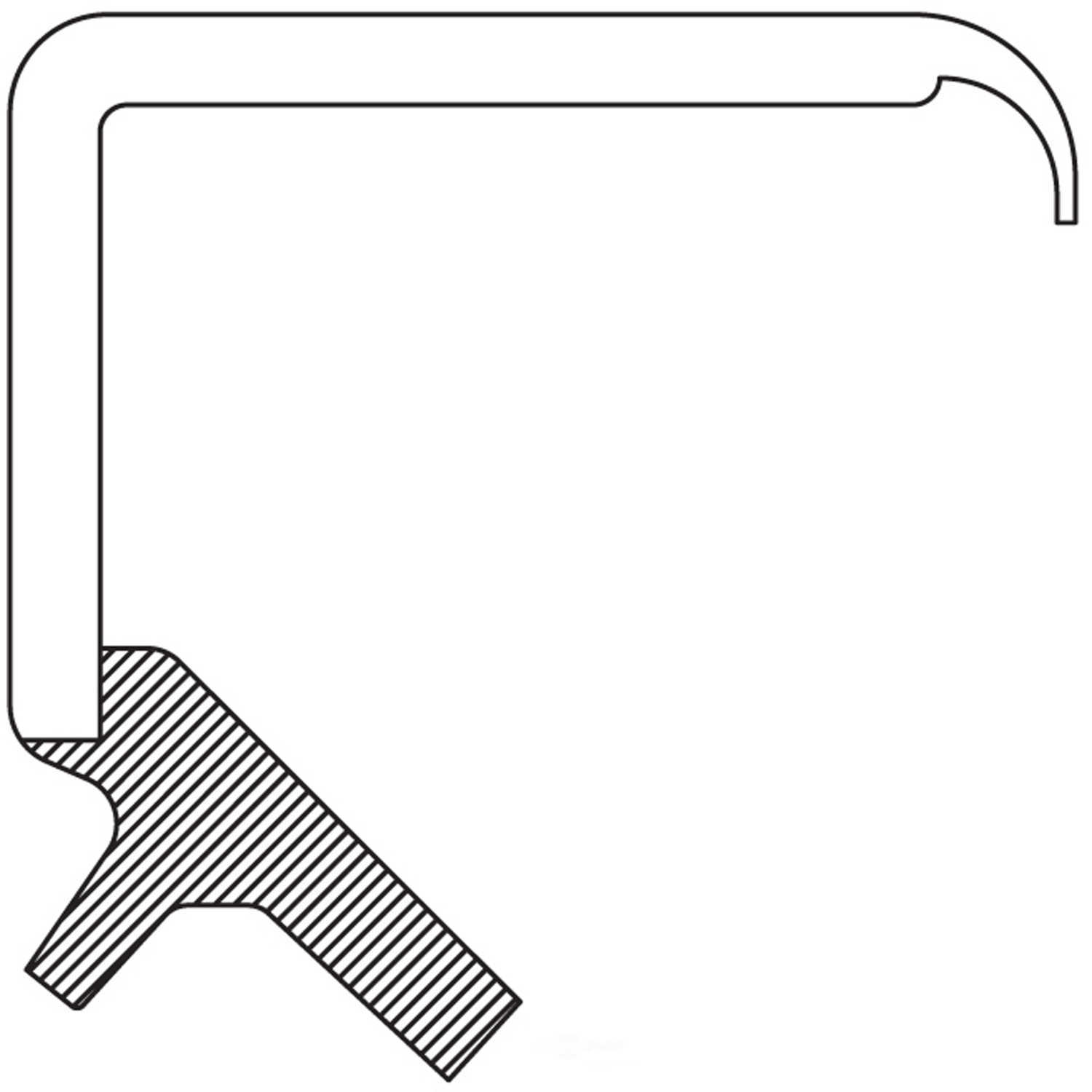 NATIONAL SEAL/BEARING - Engine Crankshaft Seal - BCA - 494122