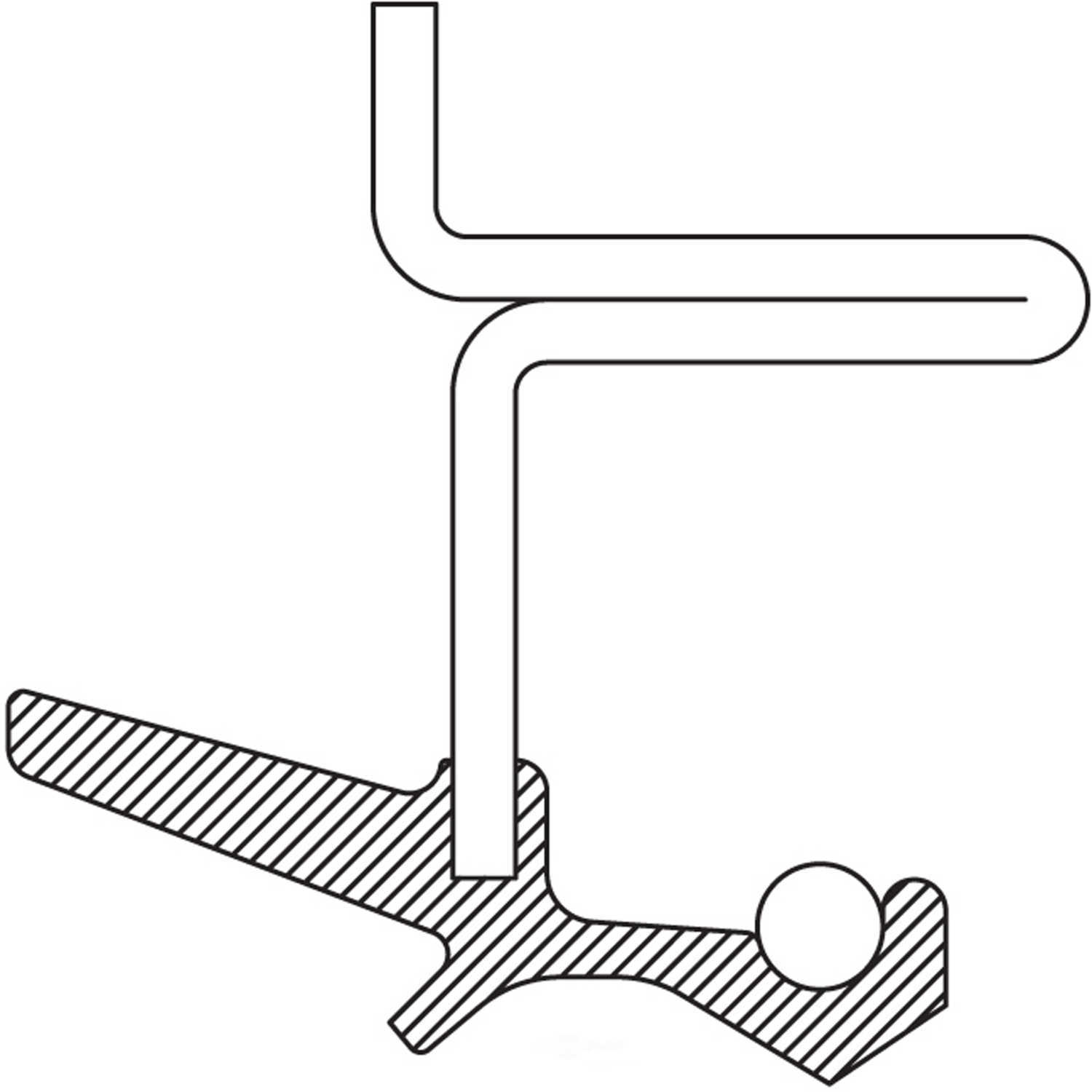 NATIONAL SEAL/BEARING - Axle Shaft Seal - BCA - 710428
