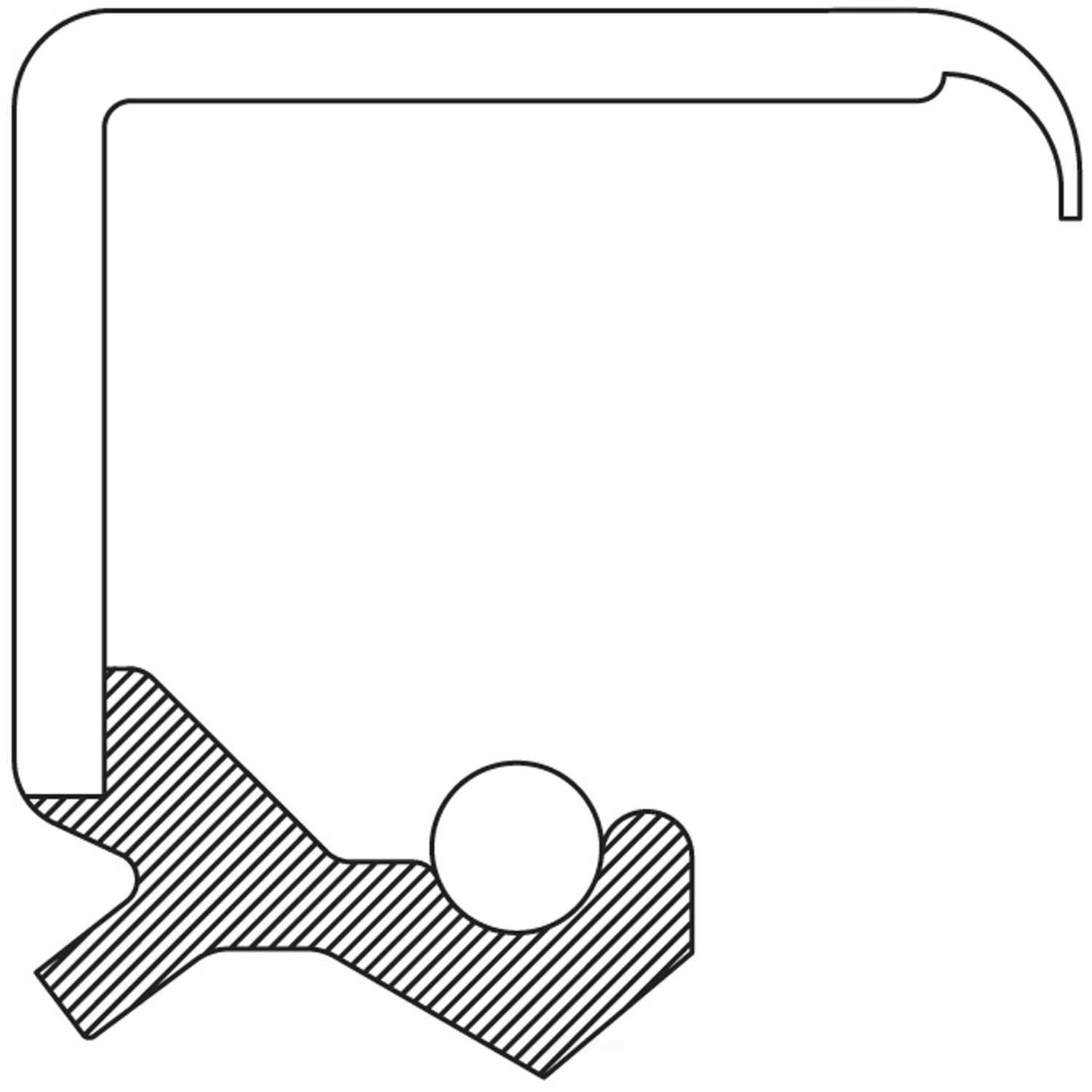 NATIONAL SEALS - Wheel Seal - NAT 223605
