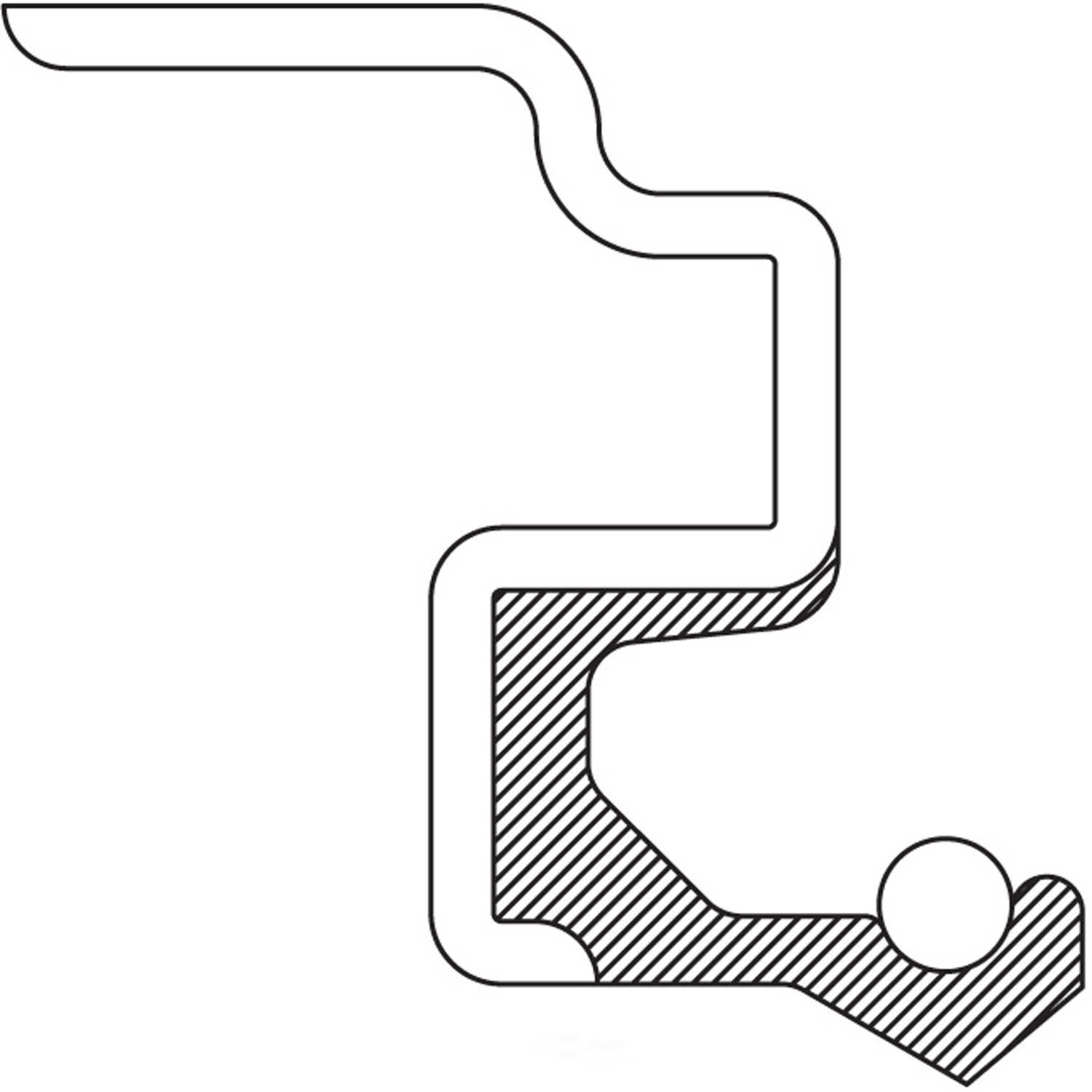 NATIONAL SEAL/BEARING - Wheel Seal - BCA - 710569