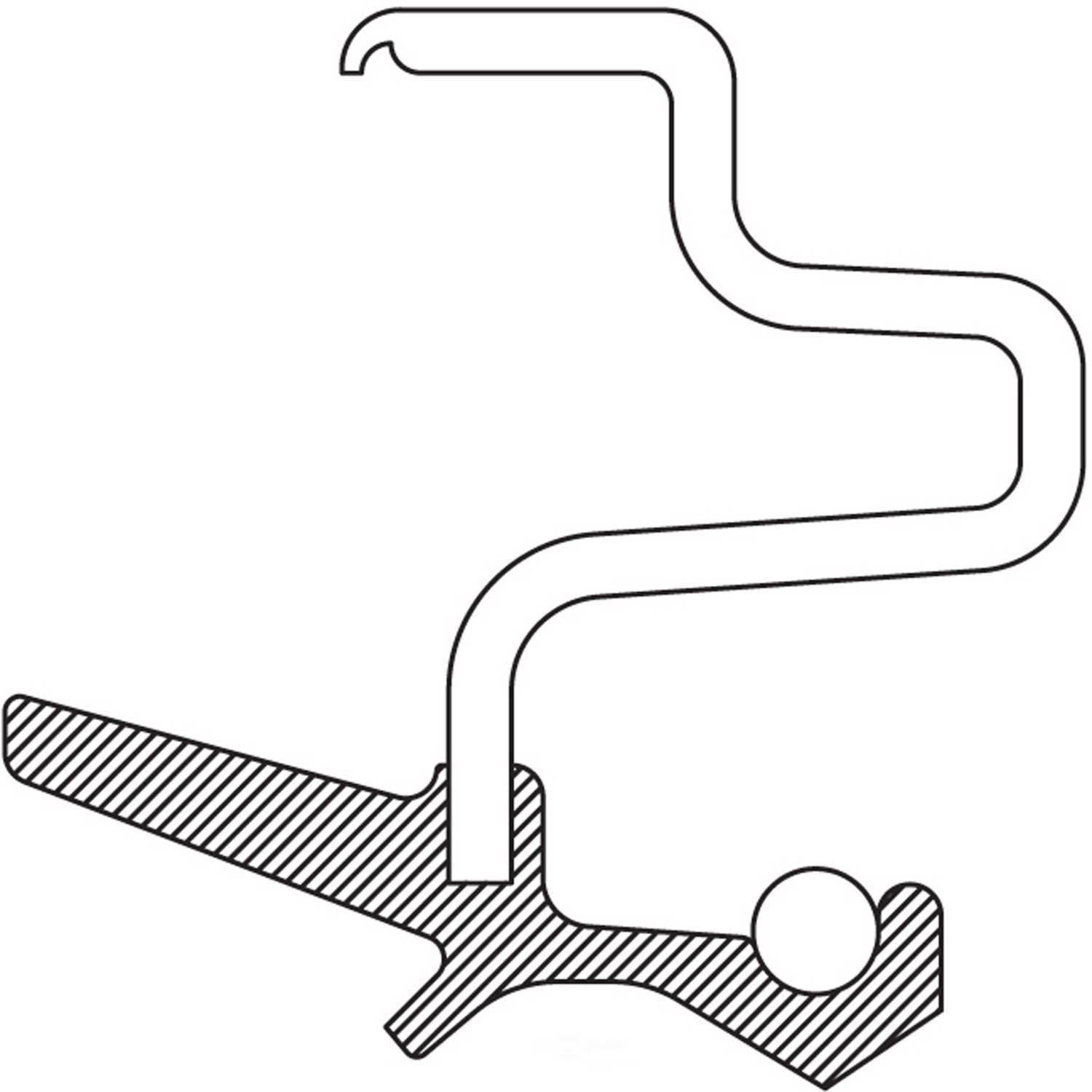 NATIONAL SEALS - Auto Trans Extension Housing Seal - NAT 100086