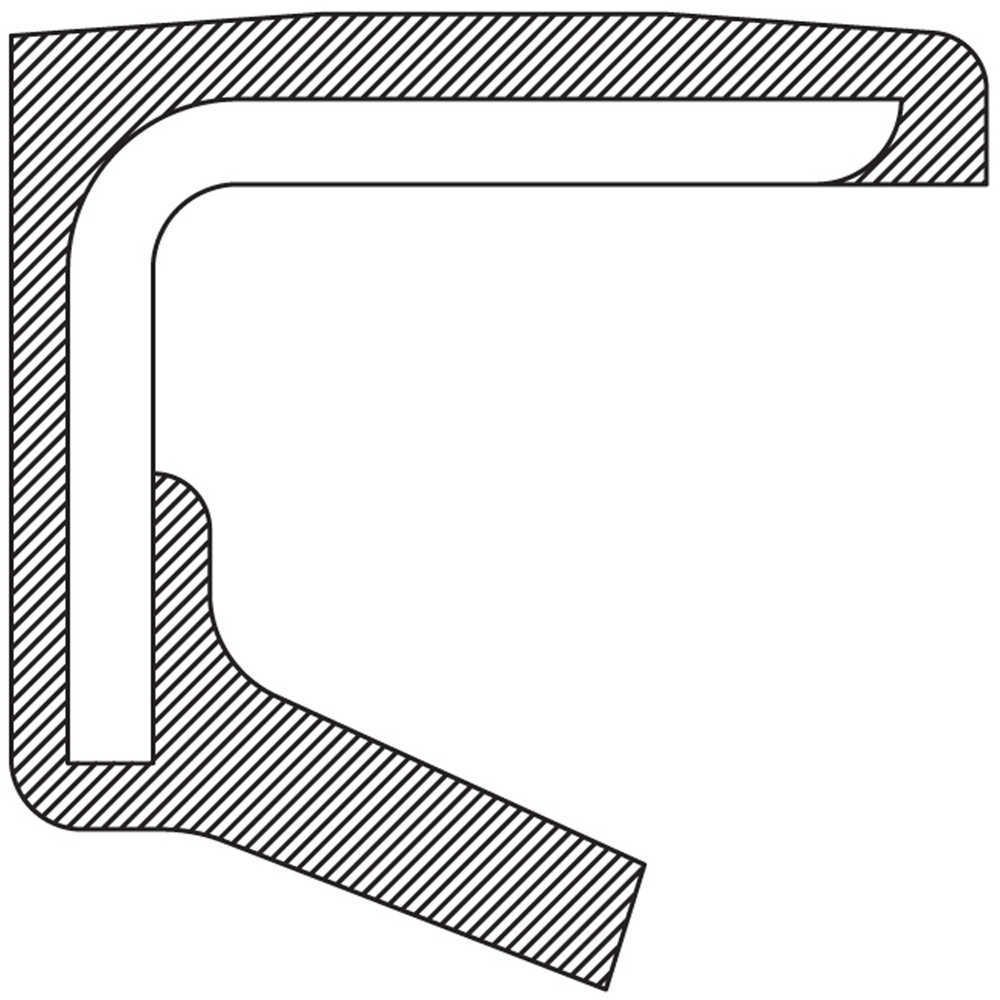 NATIONAL SEAL/BEARING - Axle Spindle Seal (Front Inner) - BCA 710044