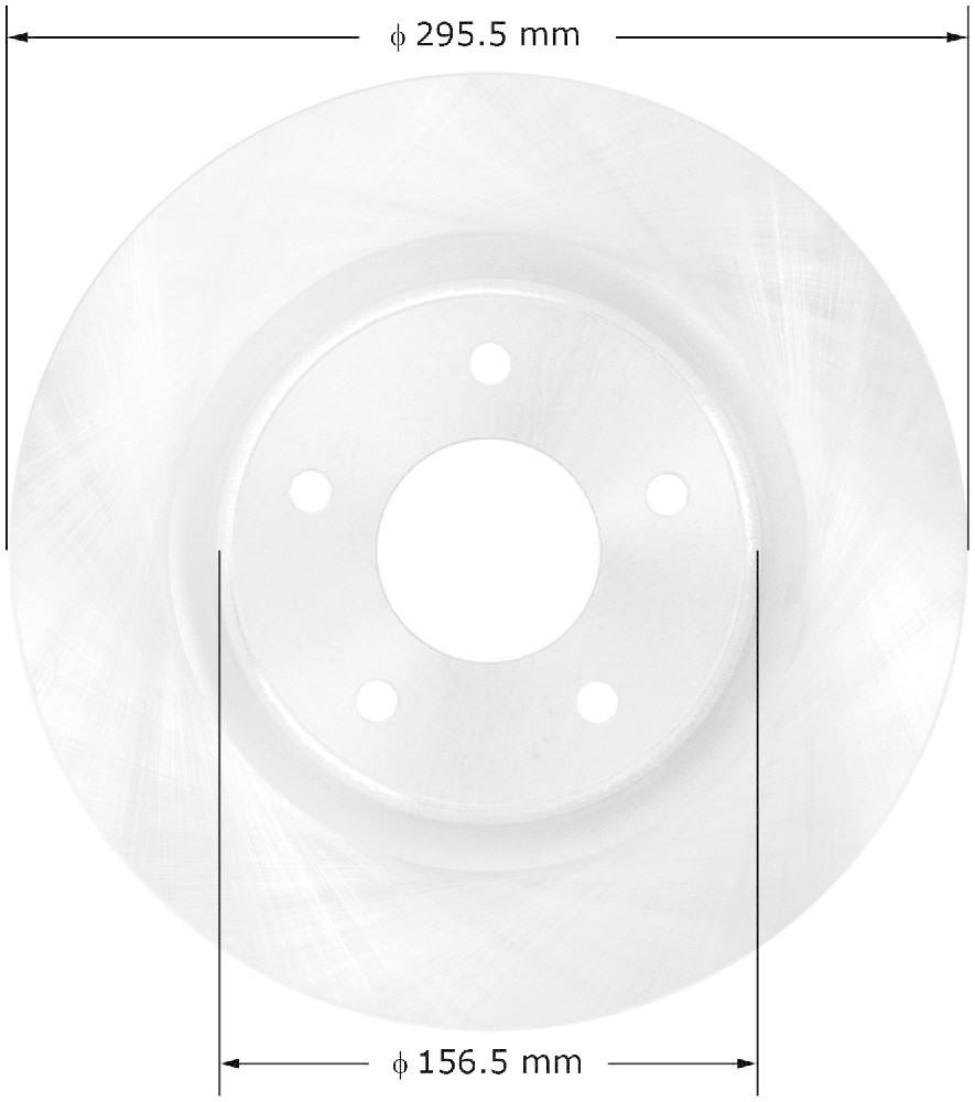 BENDIX - Premium Brake Rotor (Front) - BEN PRT5720
