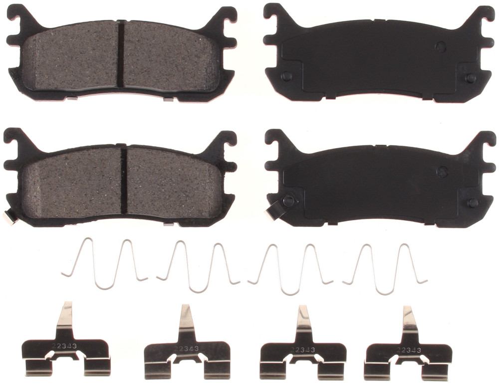BENDIX - Stop by Honeywell Ceramic Disc Brake Pad (Rear) - BEN SCD636