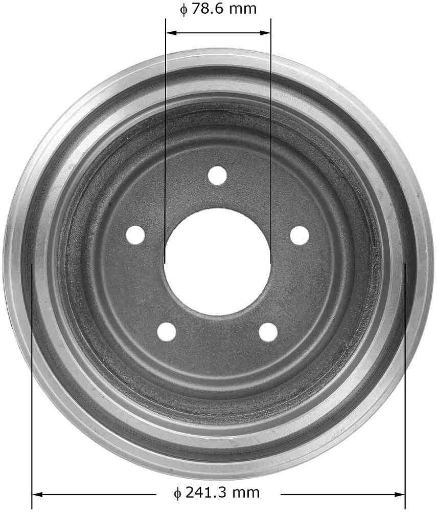 BENDIX - Premium Brake Drum (Rear) - BEN PDR0484