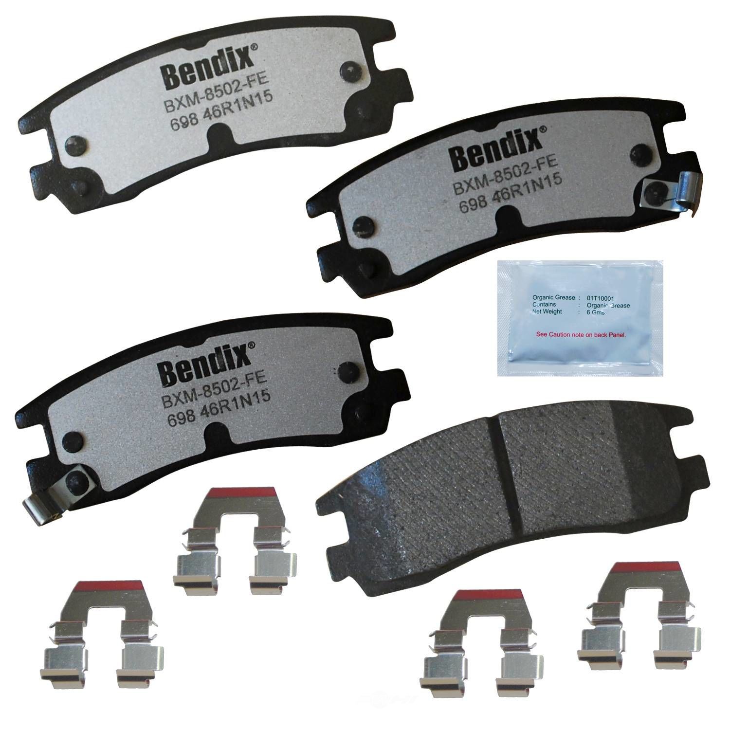 BENDIX FLEET METLOK - Police Semi-Metallic SDR Disc Brake Pad (Rear) - BFM PBD698