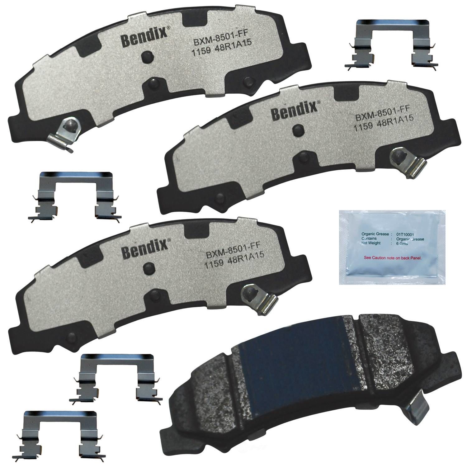 BENDIX FLEET METLOK - Police Low-Metallic SDR Disc Brake Pad (Front) - BFM PBD1159